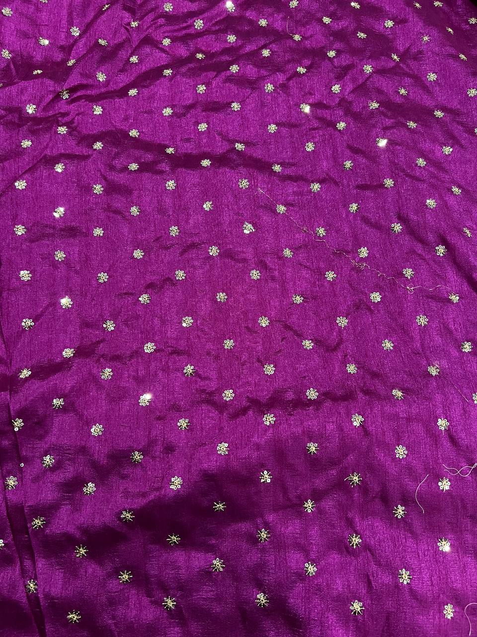 EMBROIDERY WORK BLOUSE FABRIC 0.8 Meter