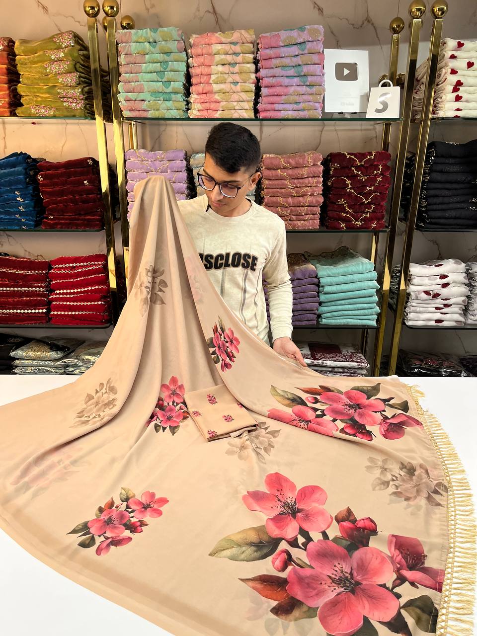 Pankhi Weightless chiffon Printed Saree
