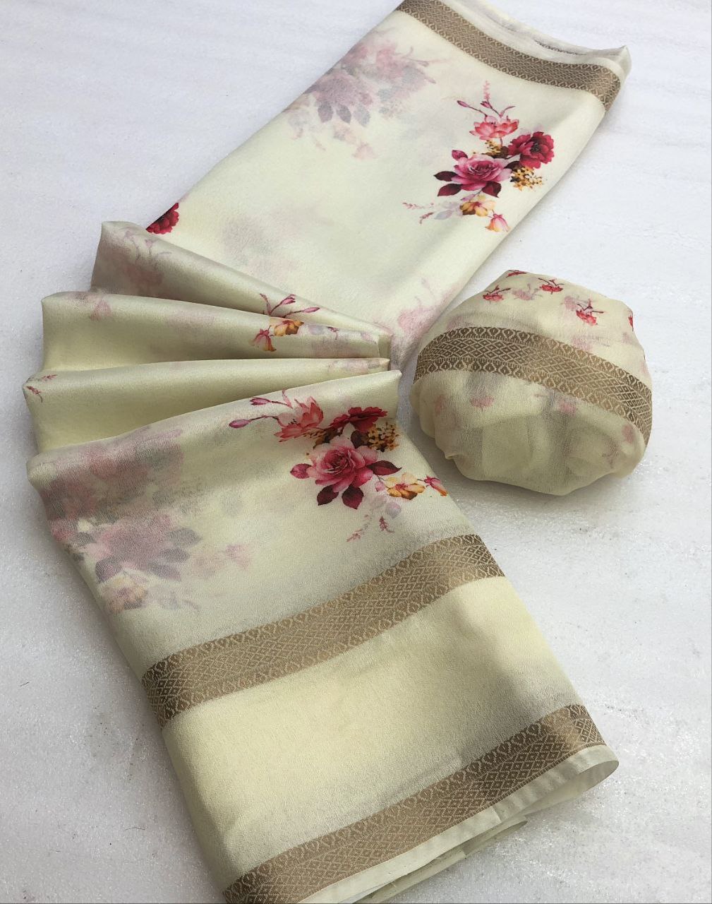 Gofter Weightless Chiffon Saree