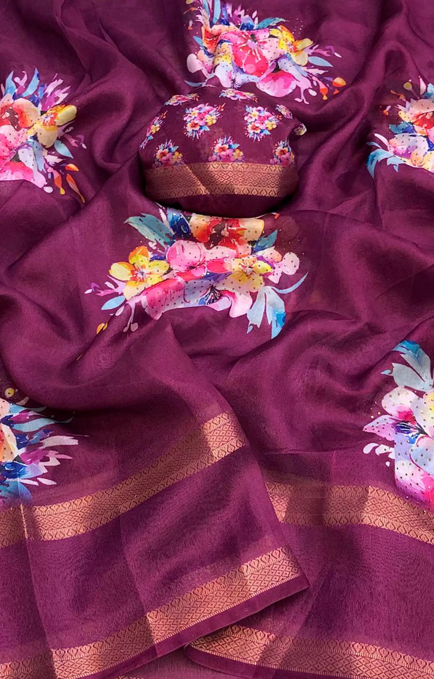 LETUS NEW WEIGHTLESS CHIFFON SAREE