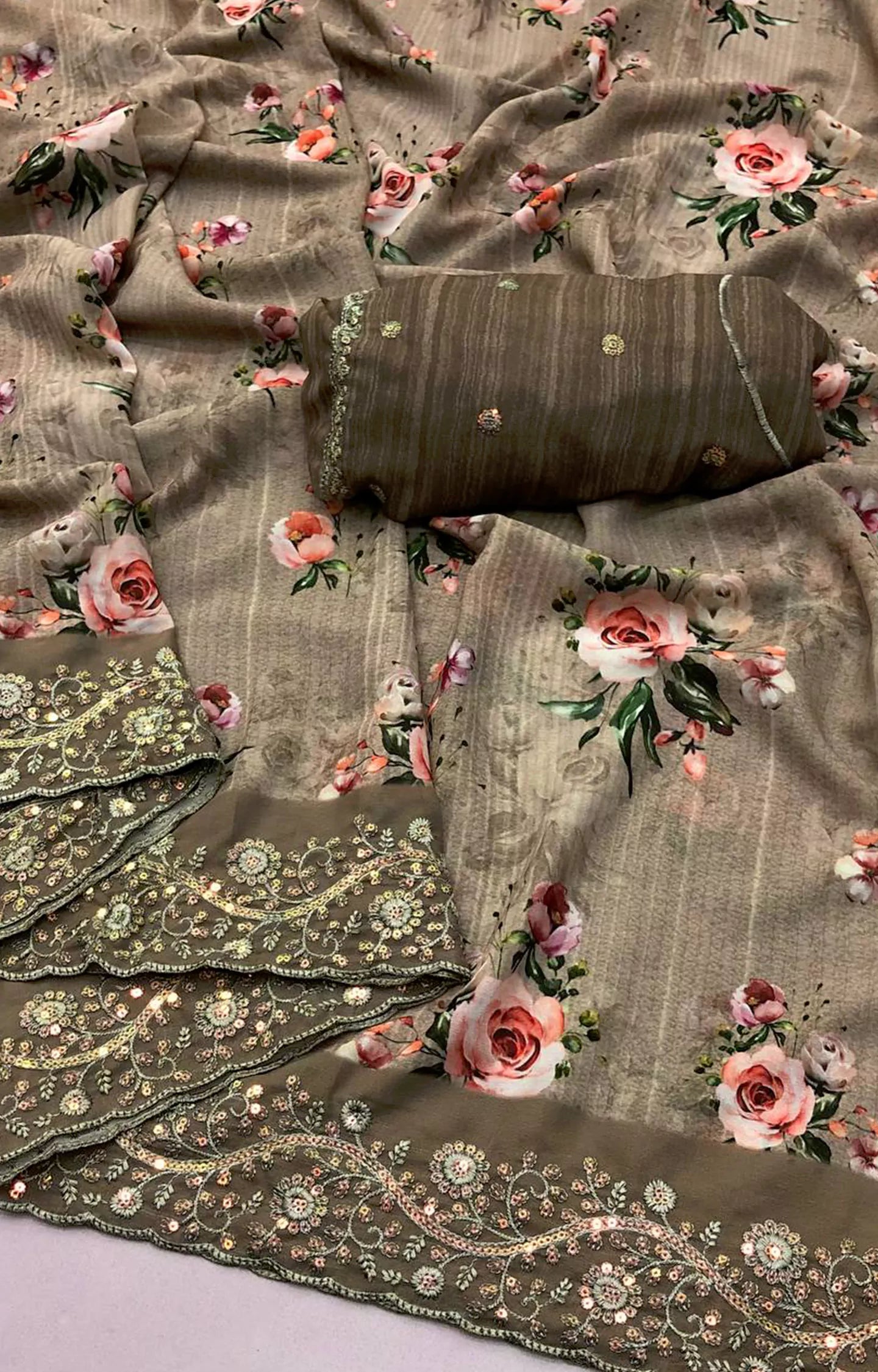 ATOMIC SOFT & SMOOTH WEIGHTLESS CHIFFON SAREE