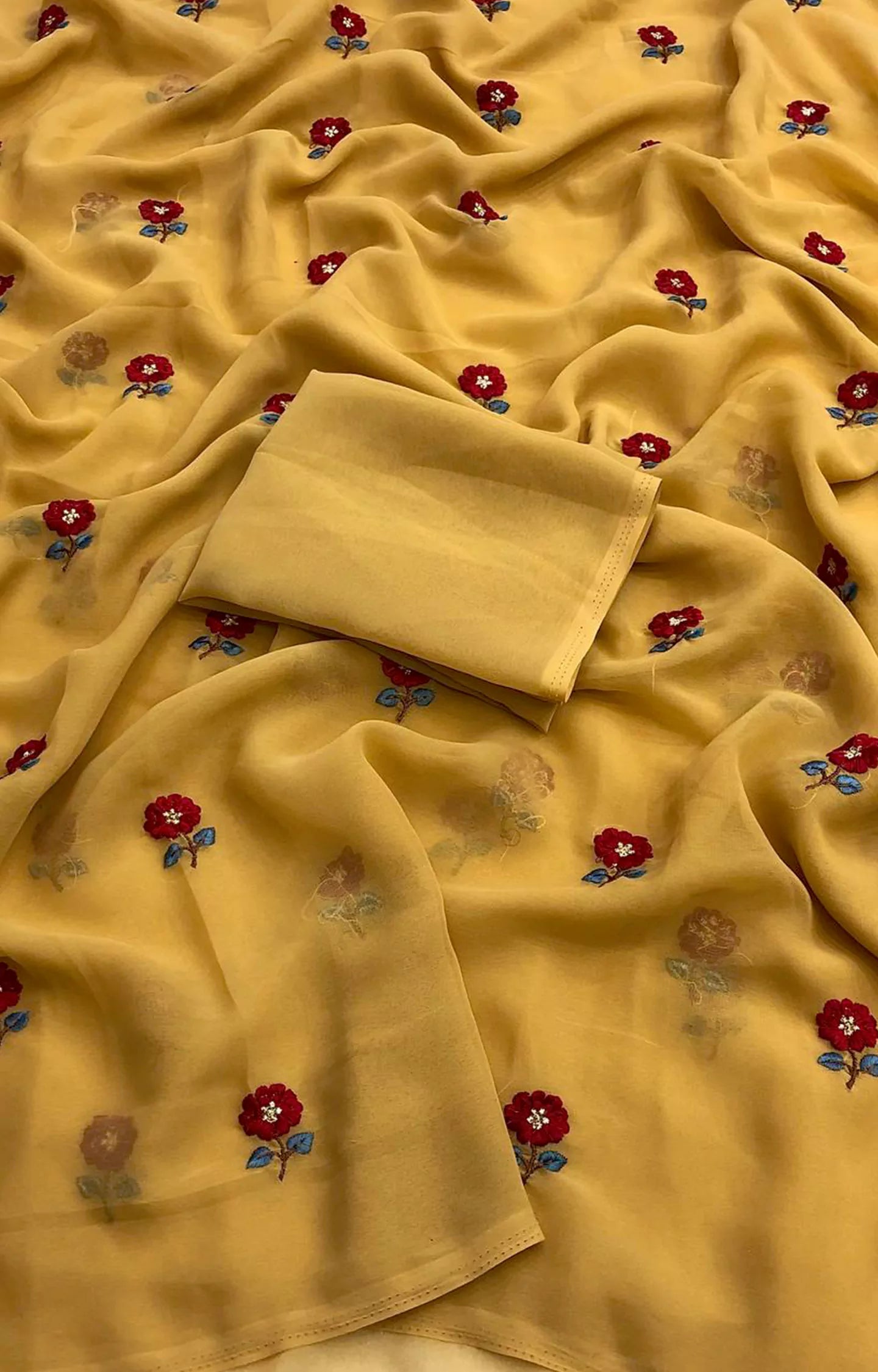 SUNERA 60 GRAM GEORGETTE SAREE