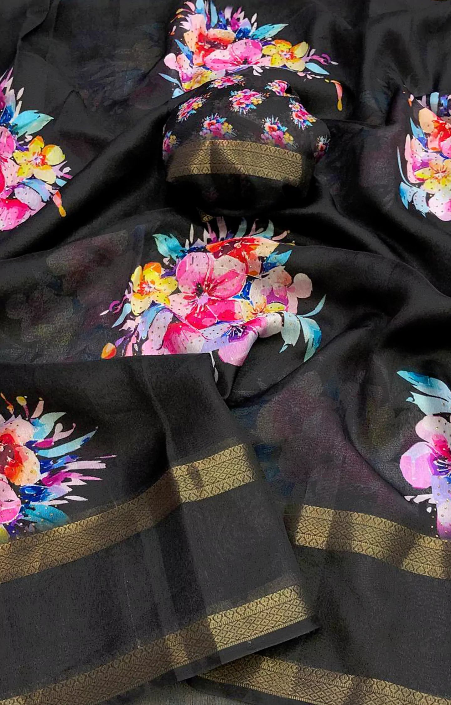 LETUS NEW WEIGHTLESS CHIFFON SAREE