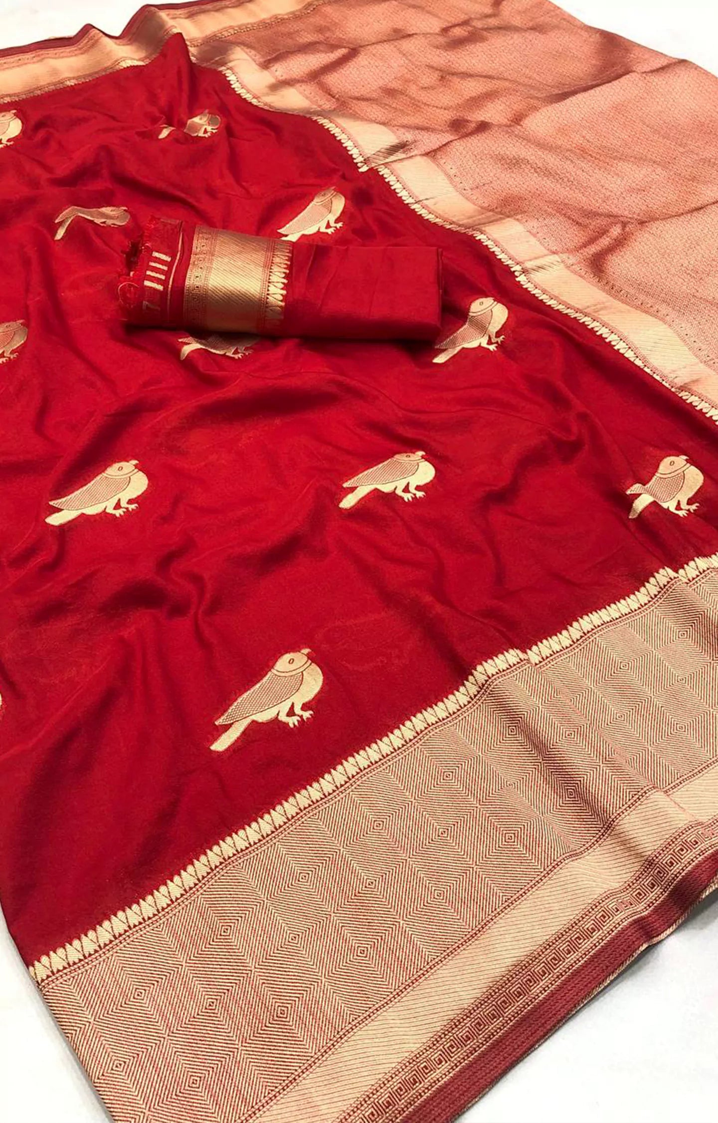 LONGER KHADI GEORGETTE HAND DYED SAREE