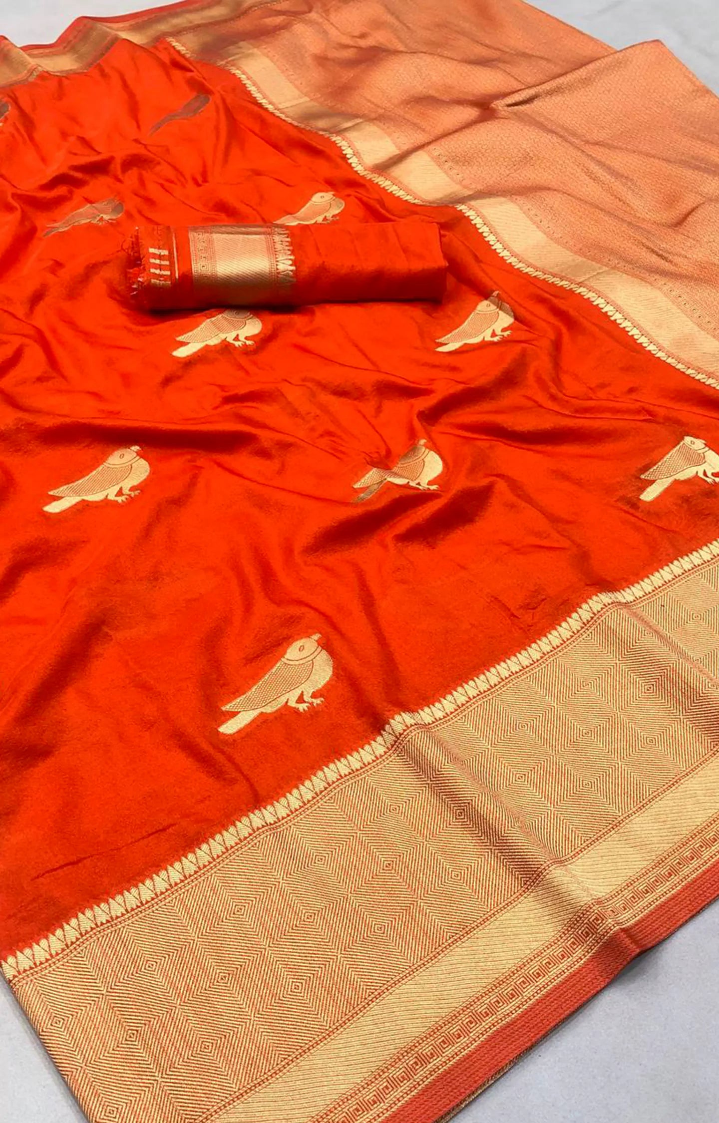 LONGER KHADI GEORGETTE HAND DYED SAREE
