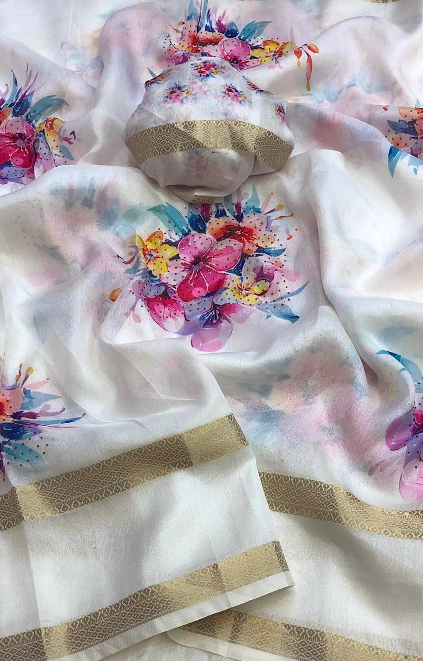 LETUS NEW WEIGHTLESS CHIFFON SAREE