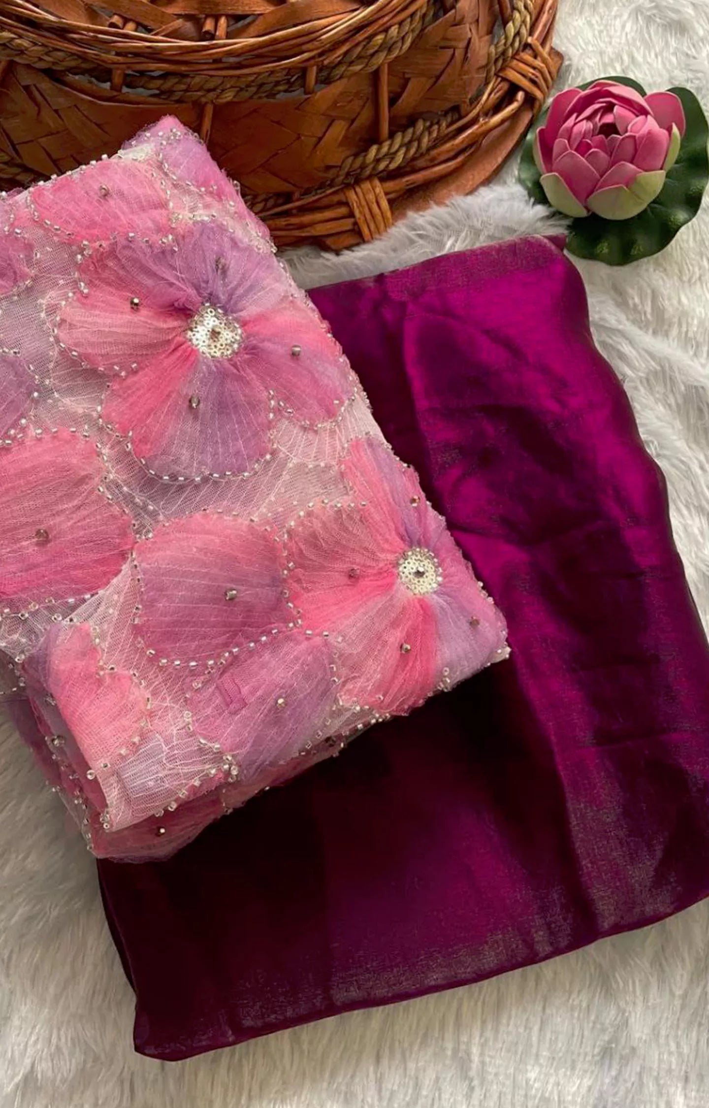 DAYRI SOFT SPACE SILK SAREE