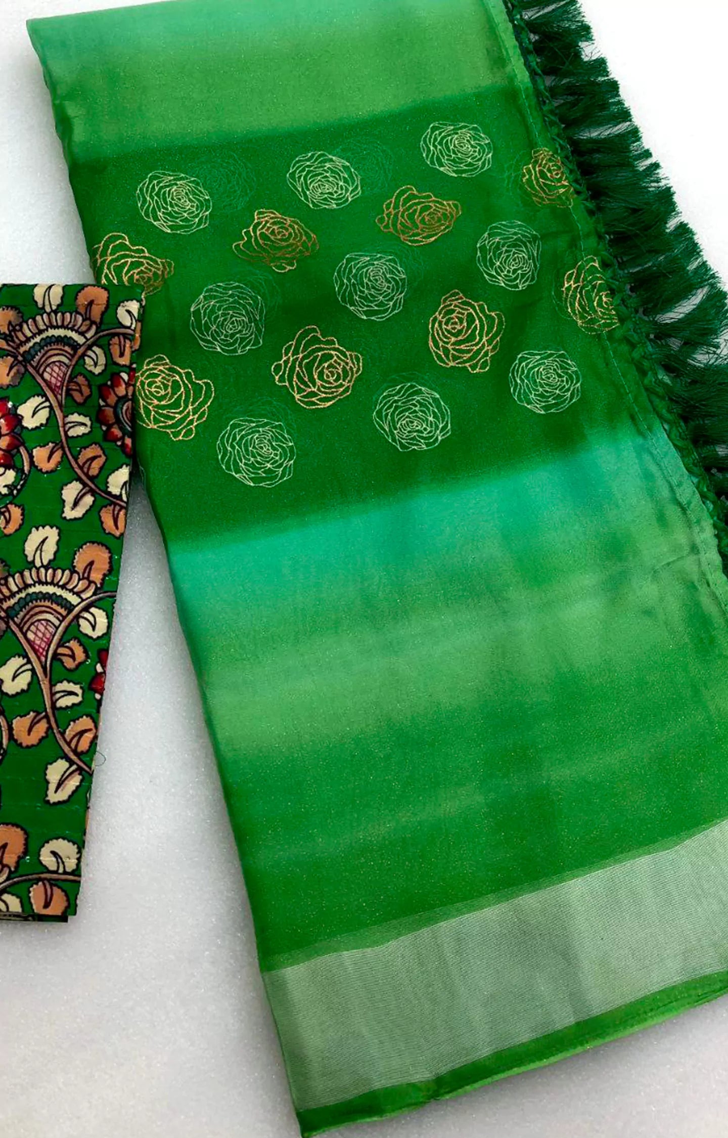GAYATRI KORA ORGANZA SILK SAREE