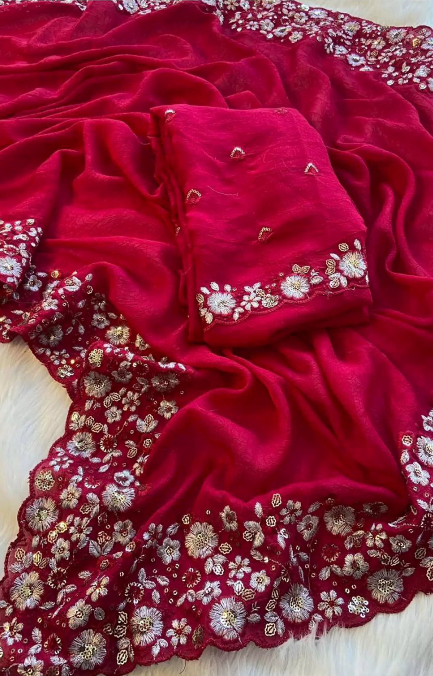 FULOKI CRUSH SILK SAREE