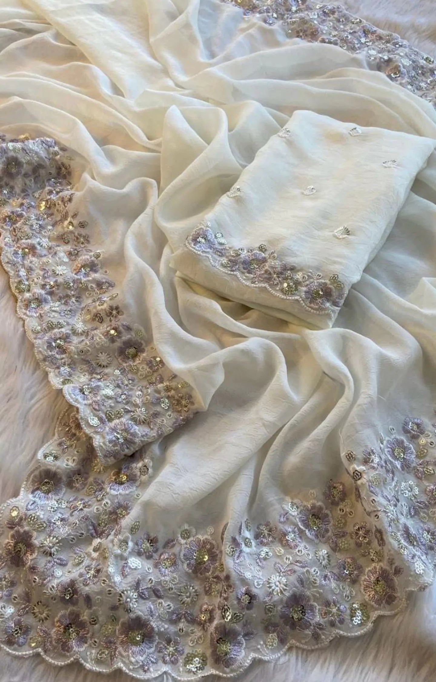 FULOKI CRUSH SILK SAREE