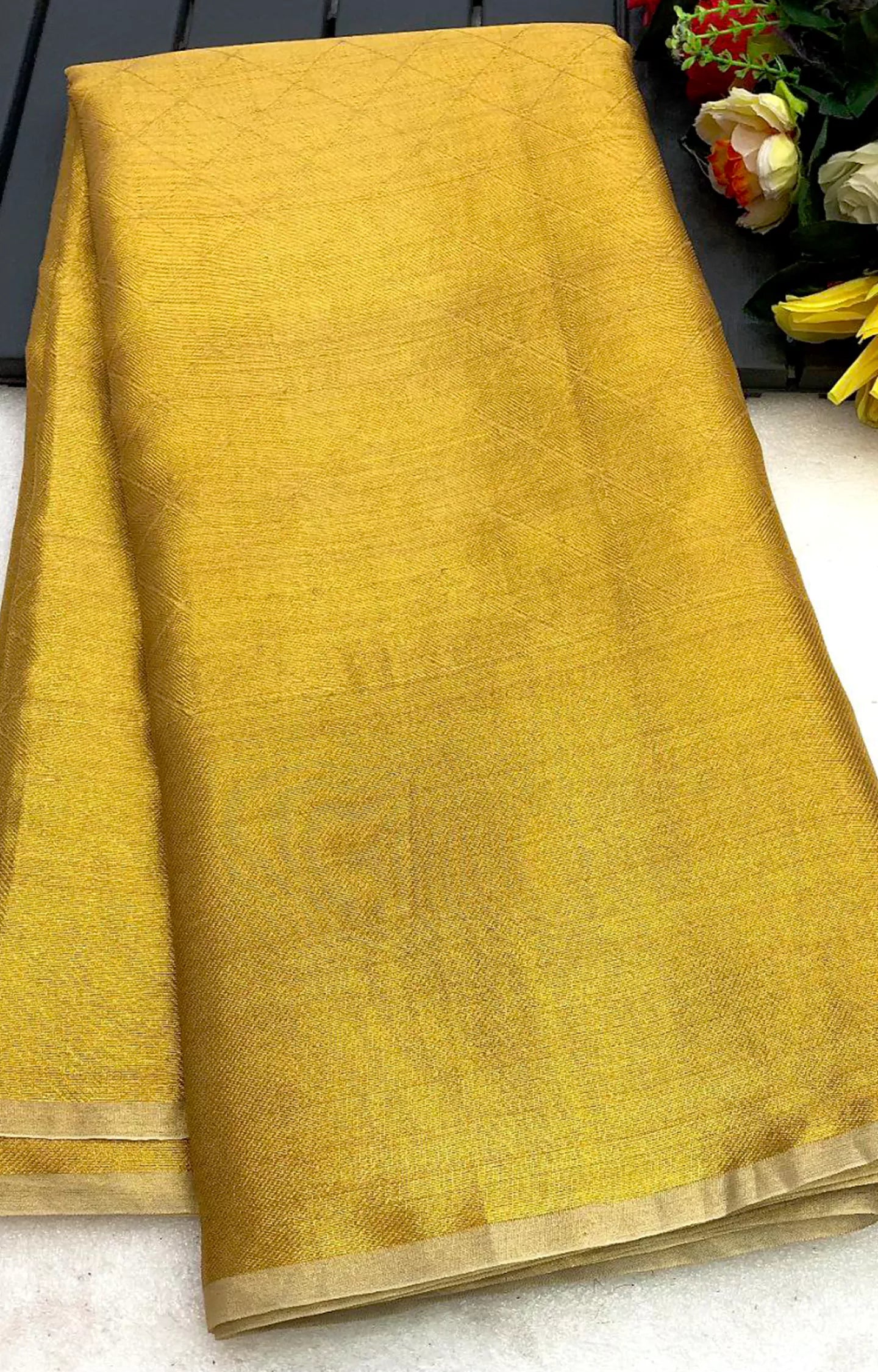 GOLDAR GOLD TISSUE SILK SAREE