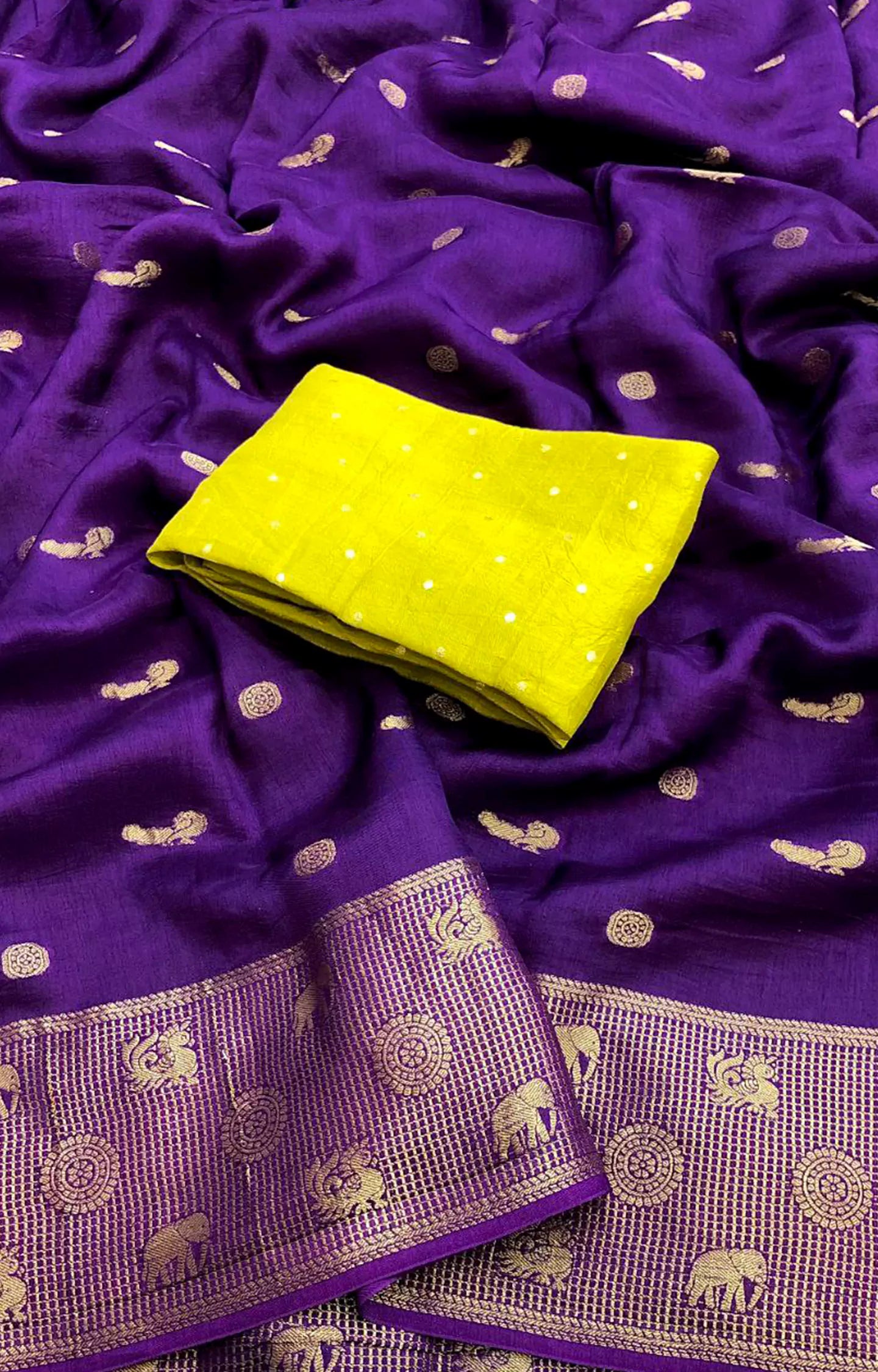 SUSRI PURE VISCOS SILK SAREE