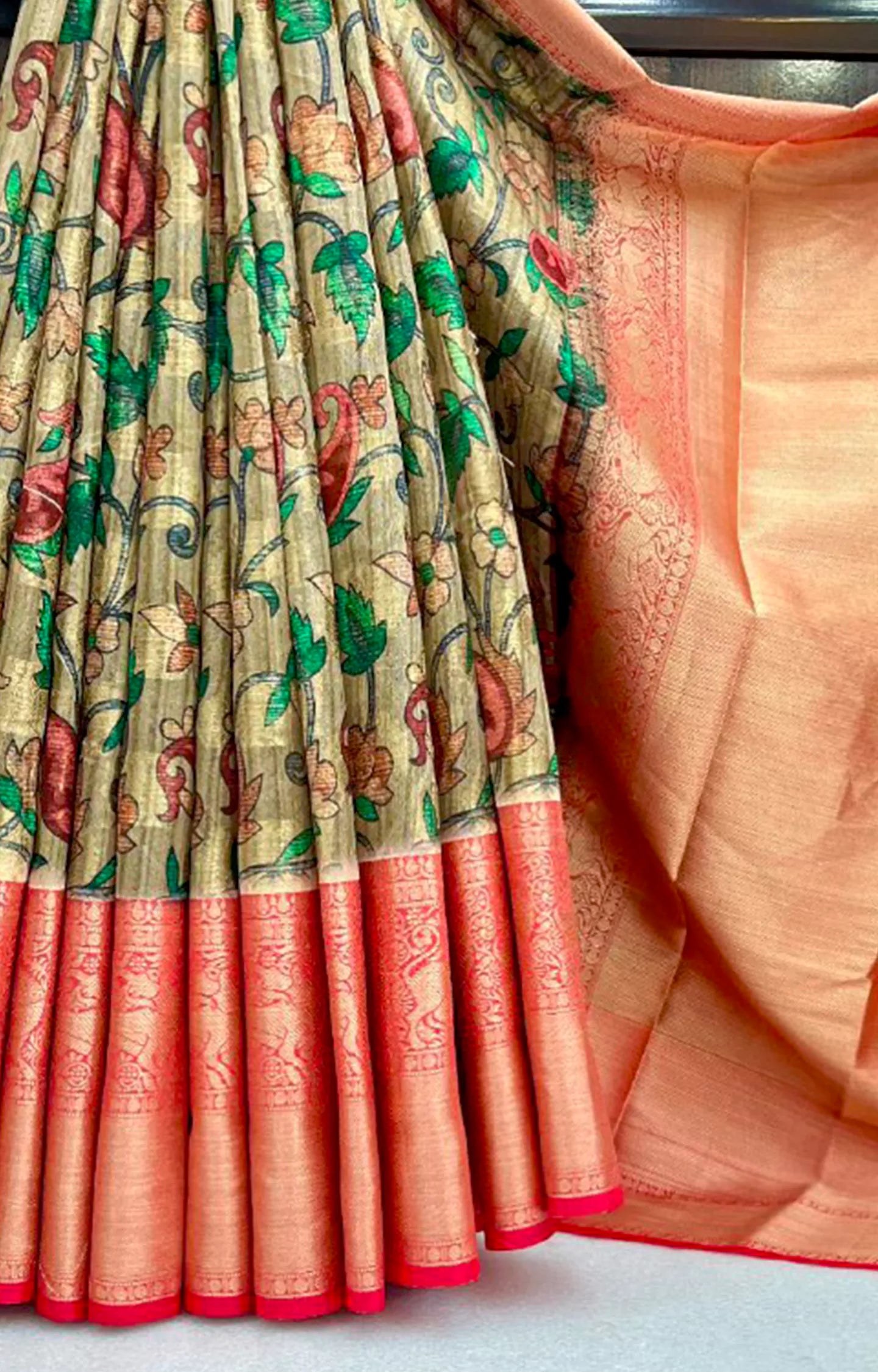 DENIM 2 BANARASI SILK SAREE.