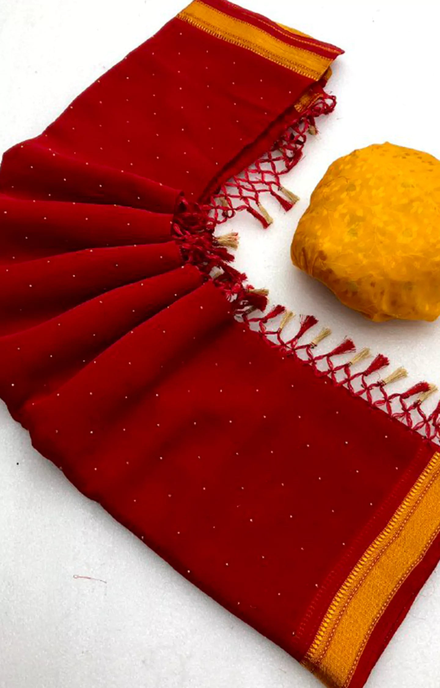 TORI NEW CHIFFON WITH STONE WORK