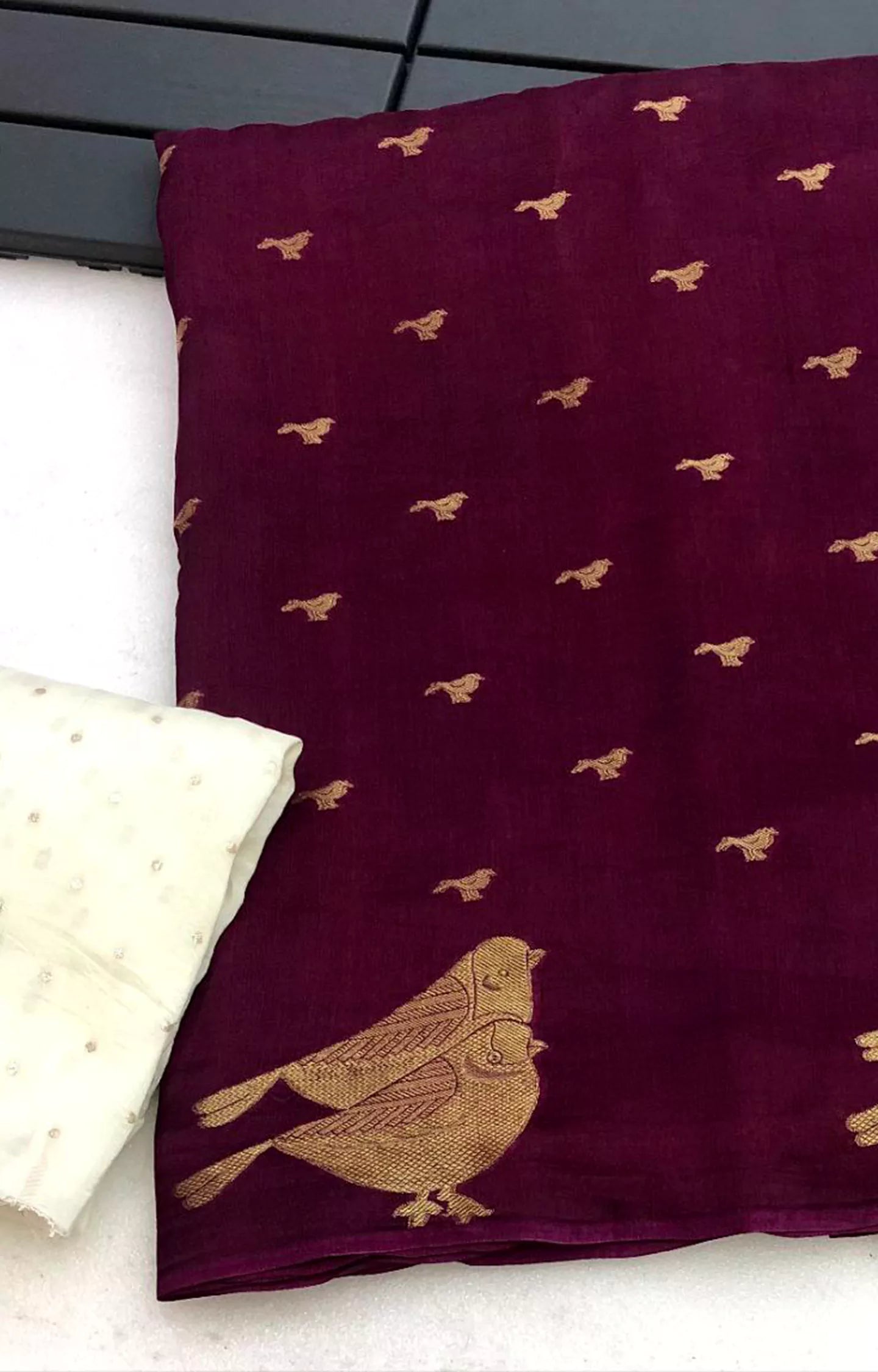 MYRTLE PURE VISCOS SILK SAREE