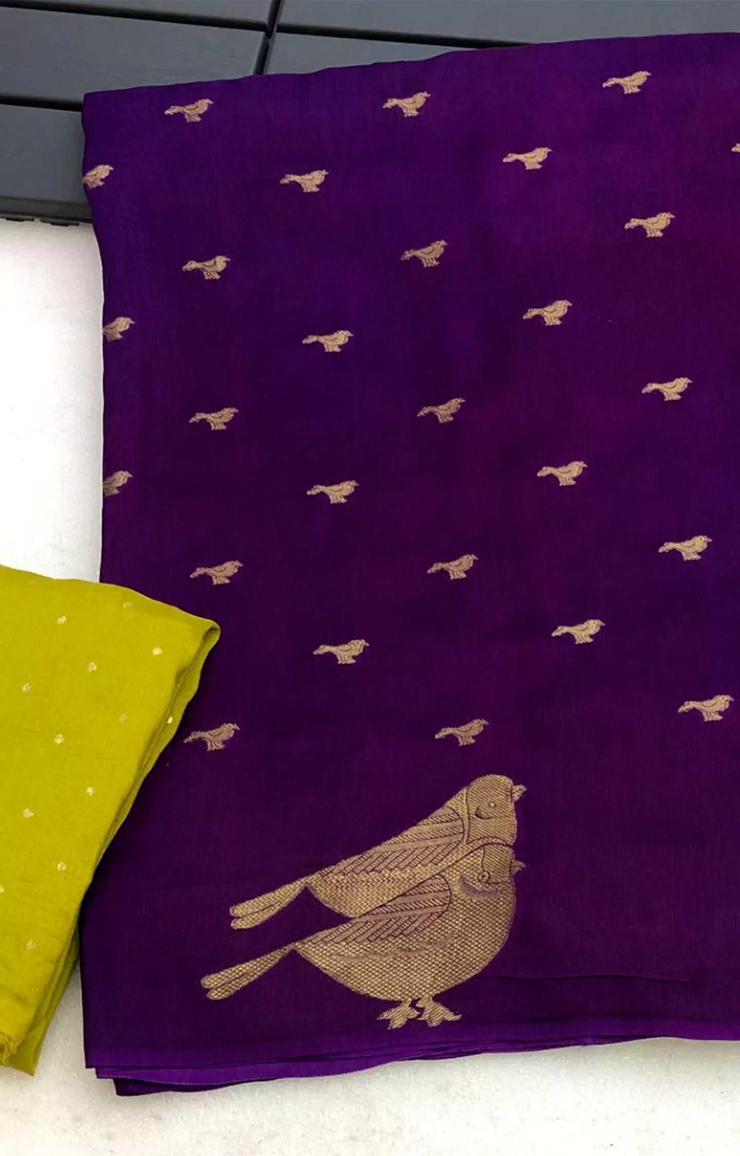 MYRTLE PURE VISCOS SILK SAREE