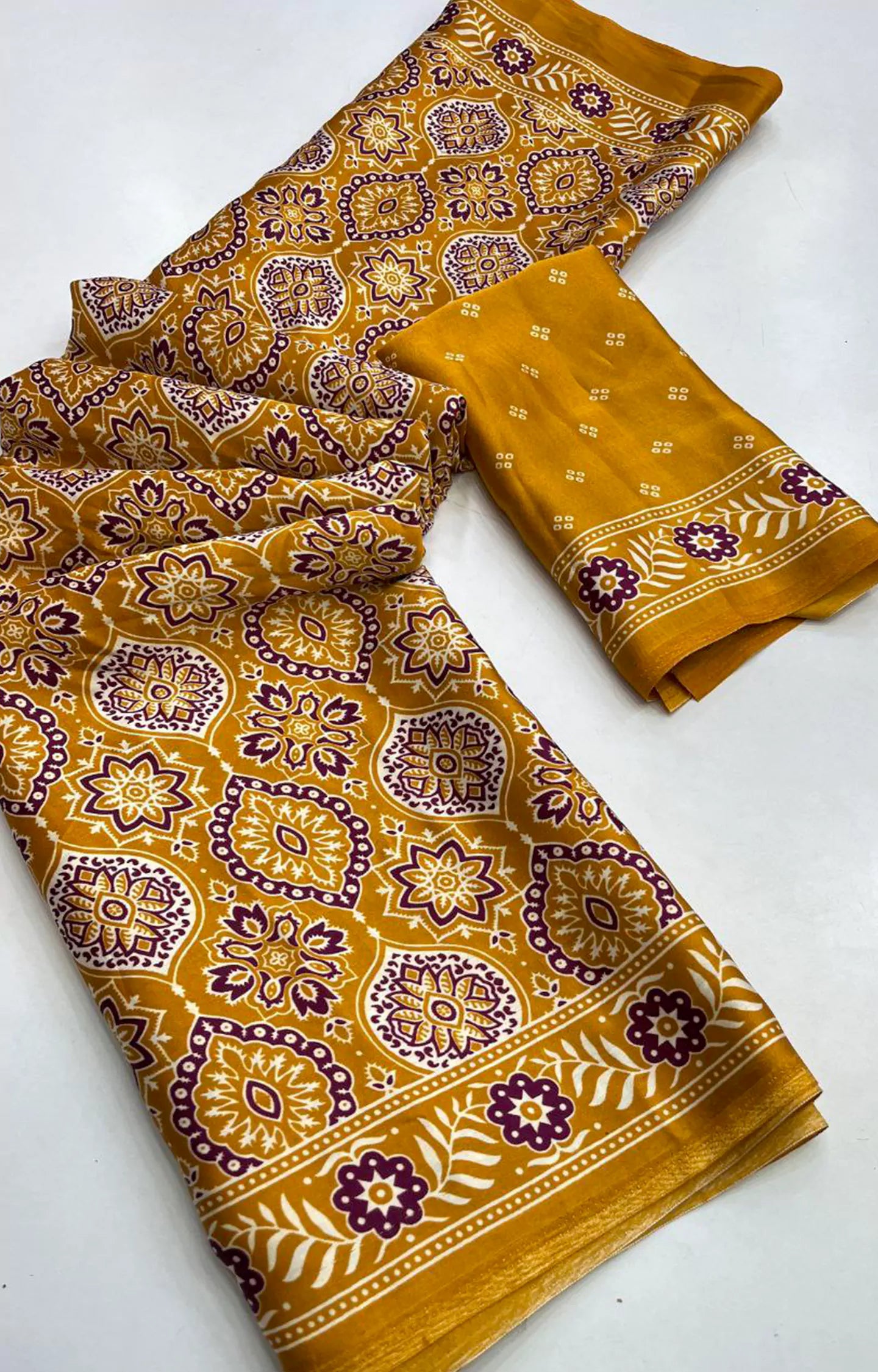 KRISTI SOFT & SMOOTH MODAL SATIN SAREE.