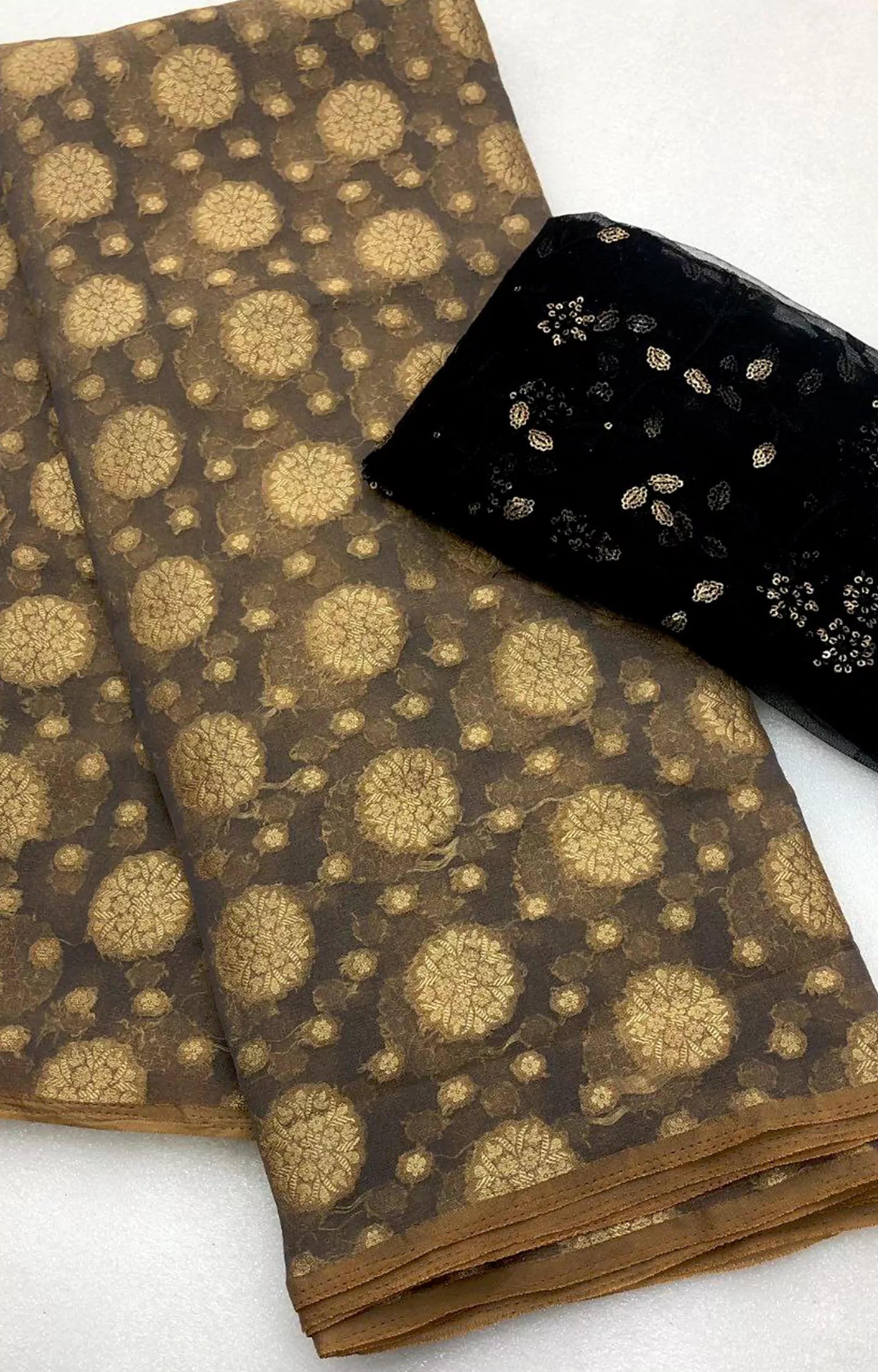 GROOT CHIFFON WEAVING SAREE.