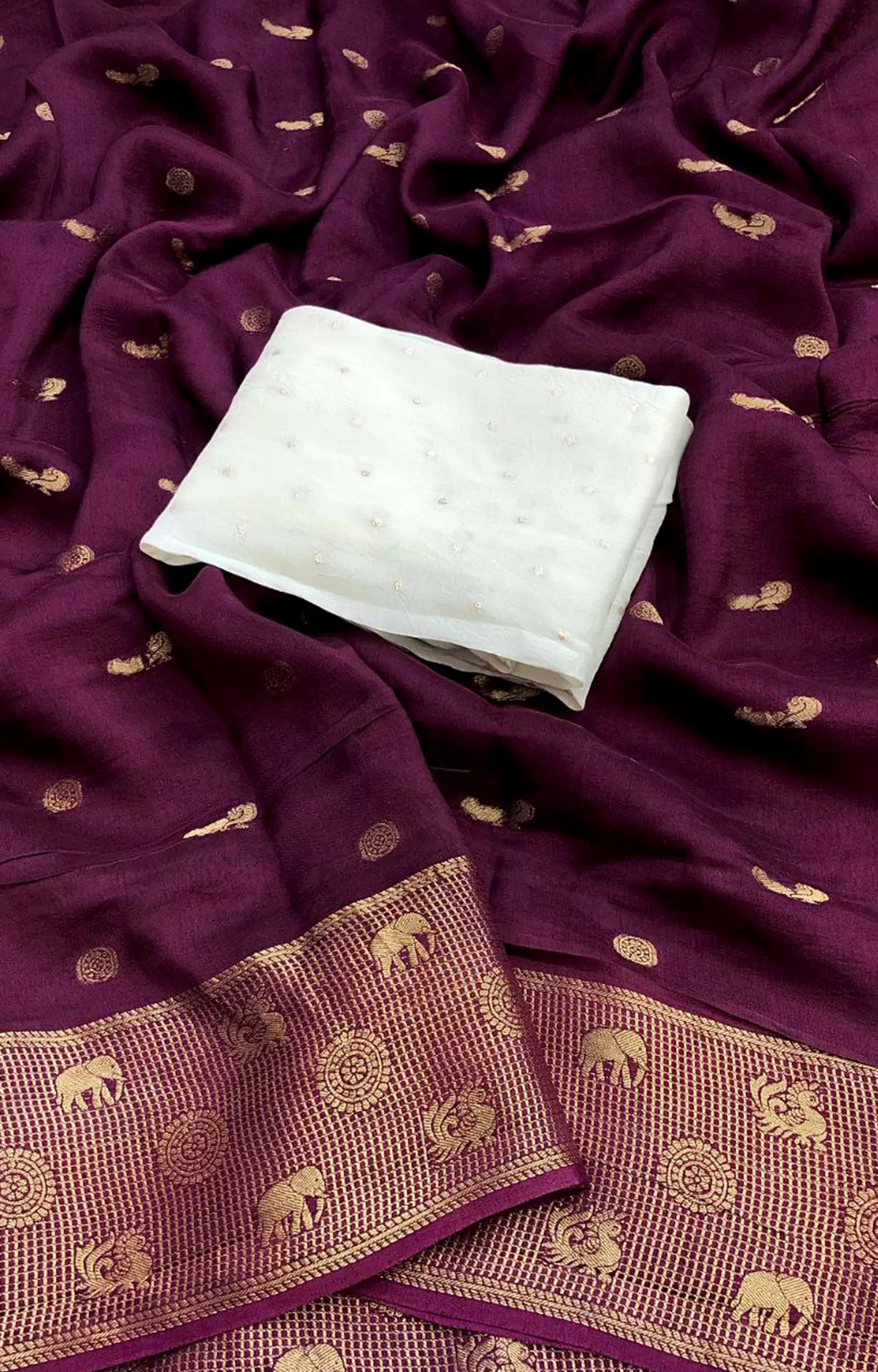 SUSRI PURE VISCOS SILK SAREE