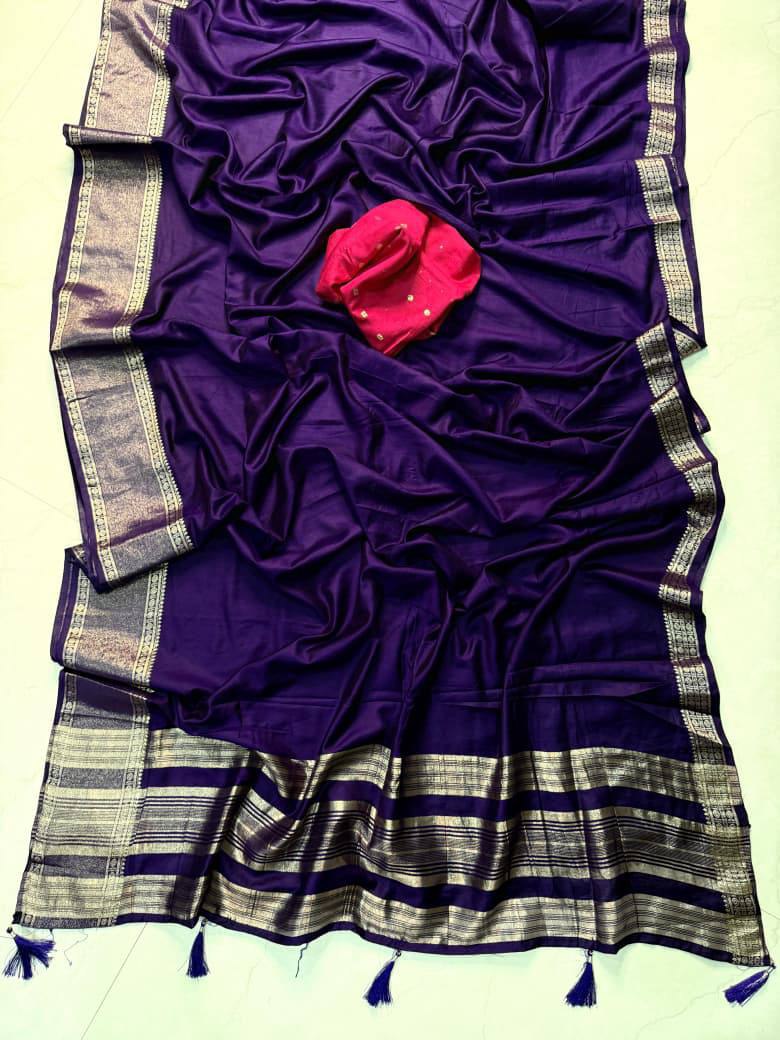 Fallout Pure Viscose Crape Silk Saree