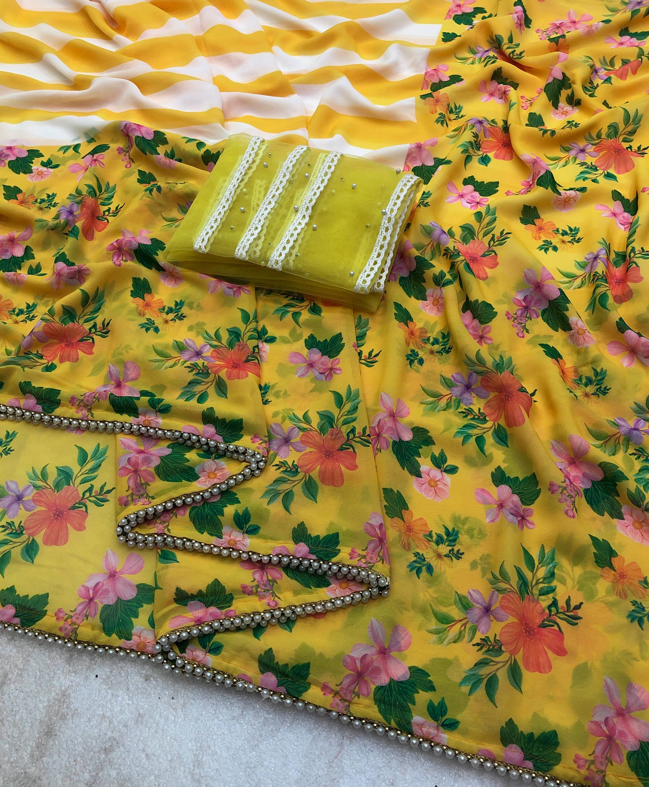 Concern Weightless Chiffon Printed Saree