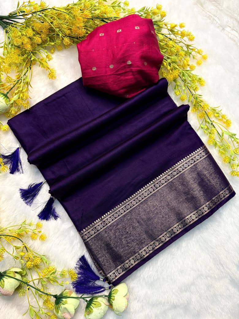 Fallout Pure Viscose Crape Silk Saree