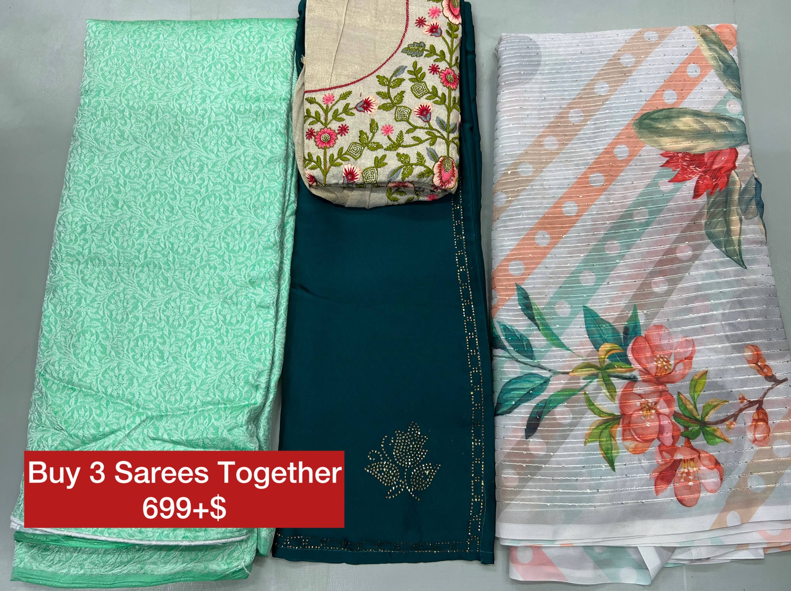 BUY 3 SAREES TOGETHER