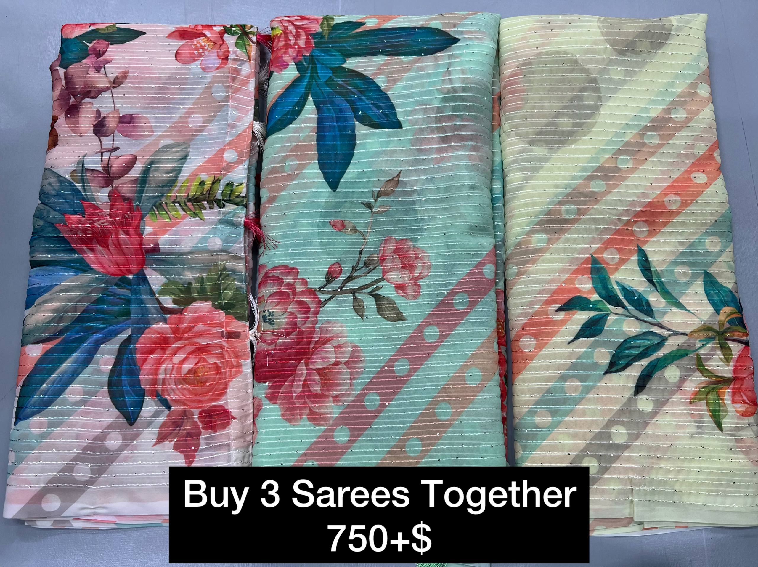 BUY 3 SAREES TOGETHER