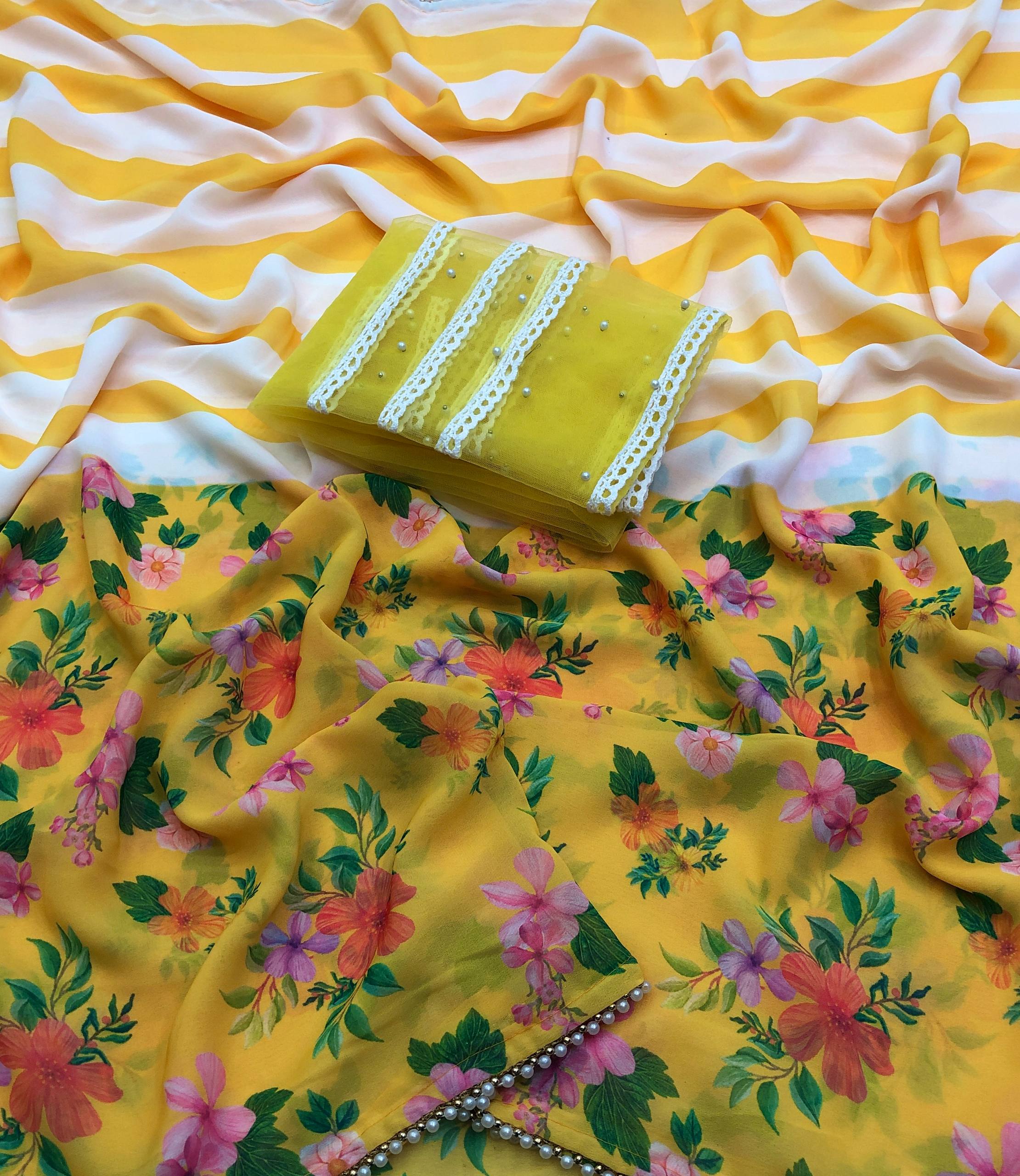 Concern Weightless Chiffon Printed Saree