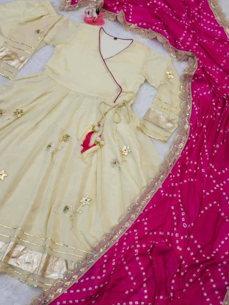 Rise Purely Handmade Anarkali Plazzo Set