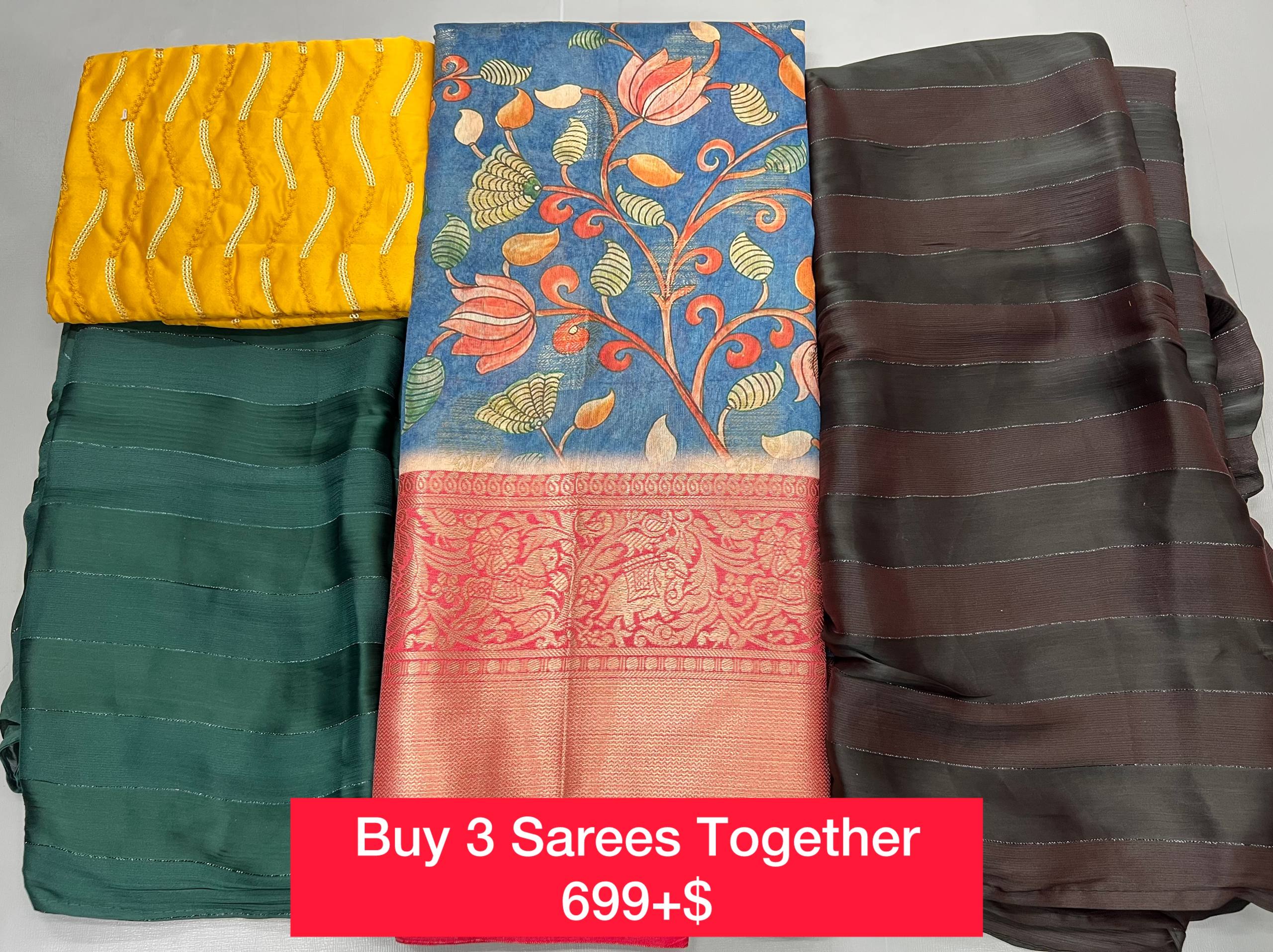 BUY 3 SAREES TOGETHER