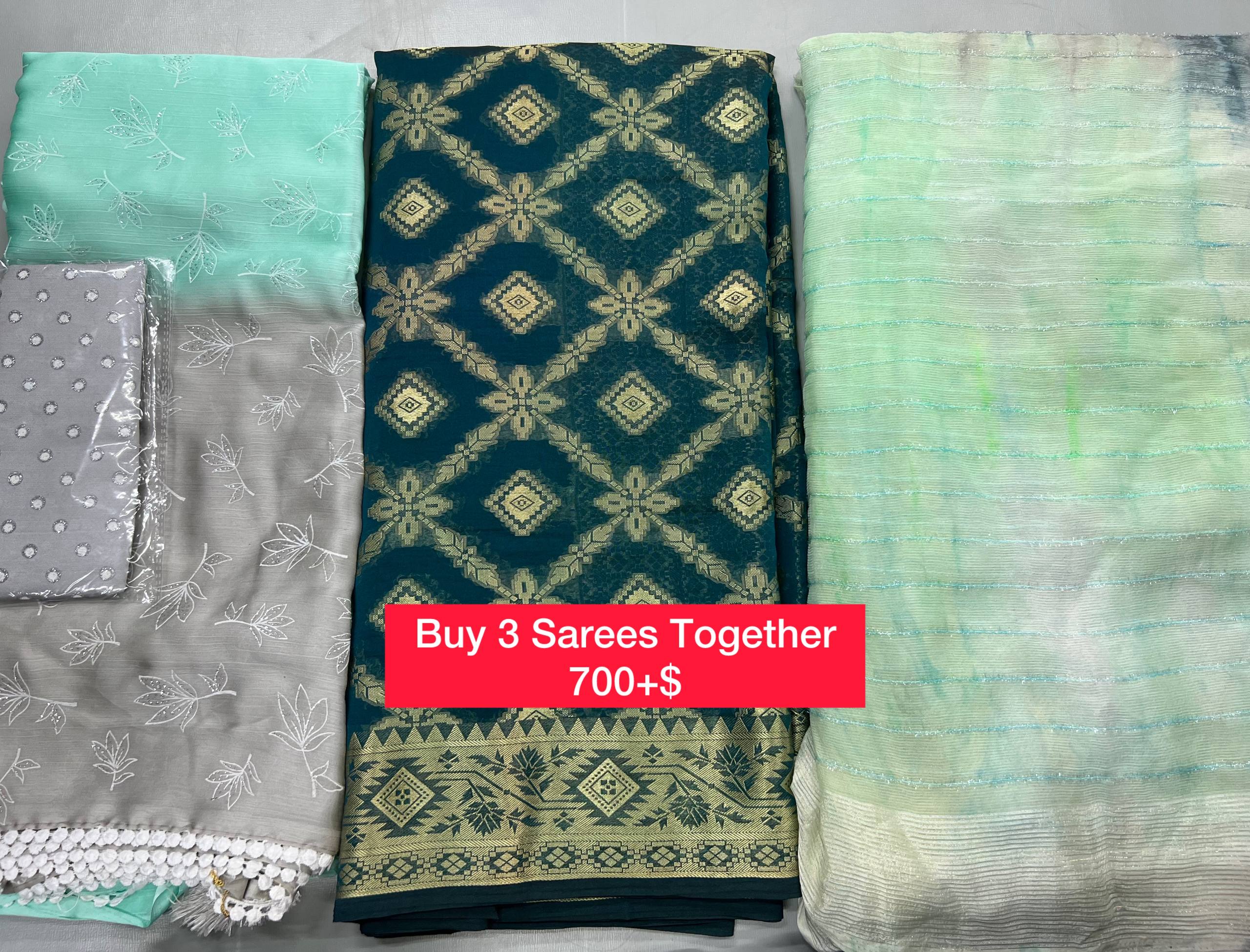 BUY 3 SAREES TOGETHER