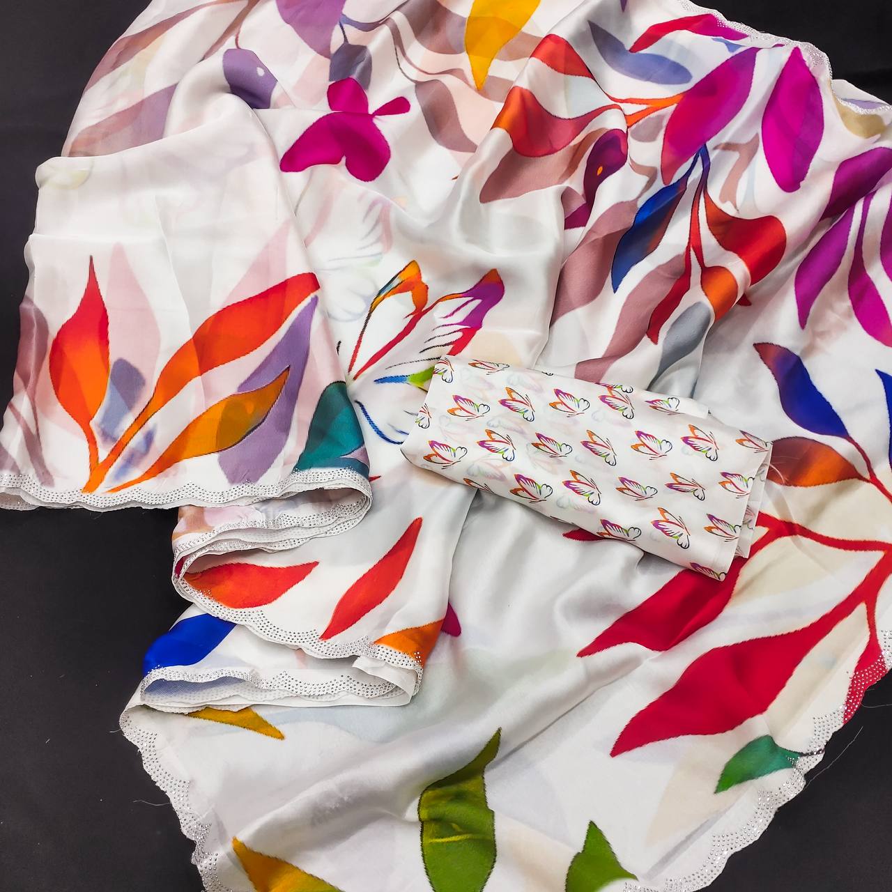 Trest Soft & Smooth Weightless Chiffon Saree