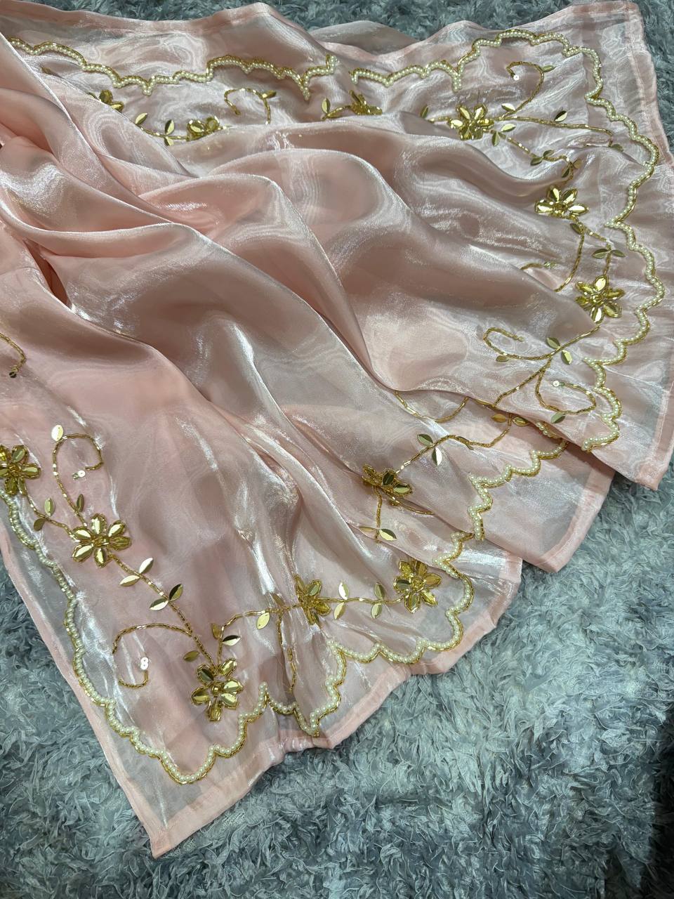 Falgooni Heavy jimmi Choo Saree