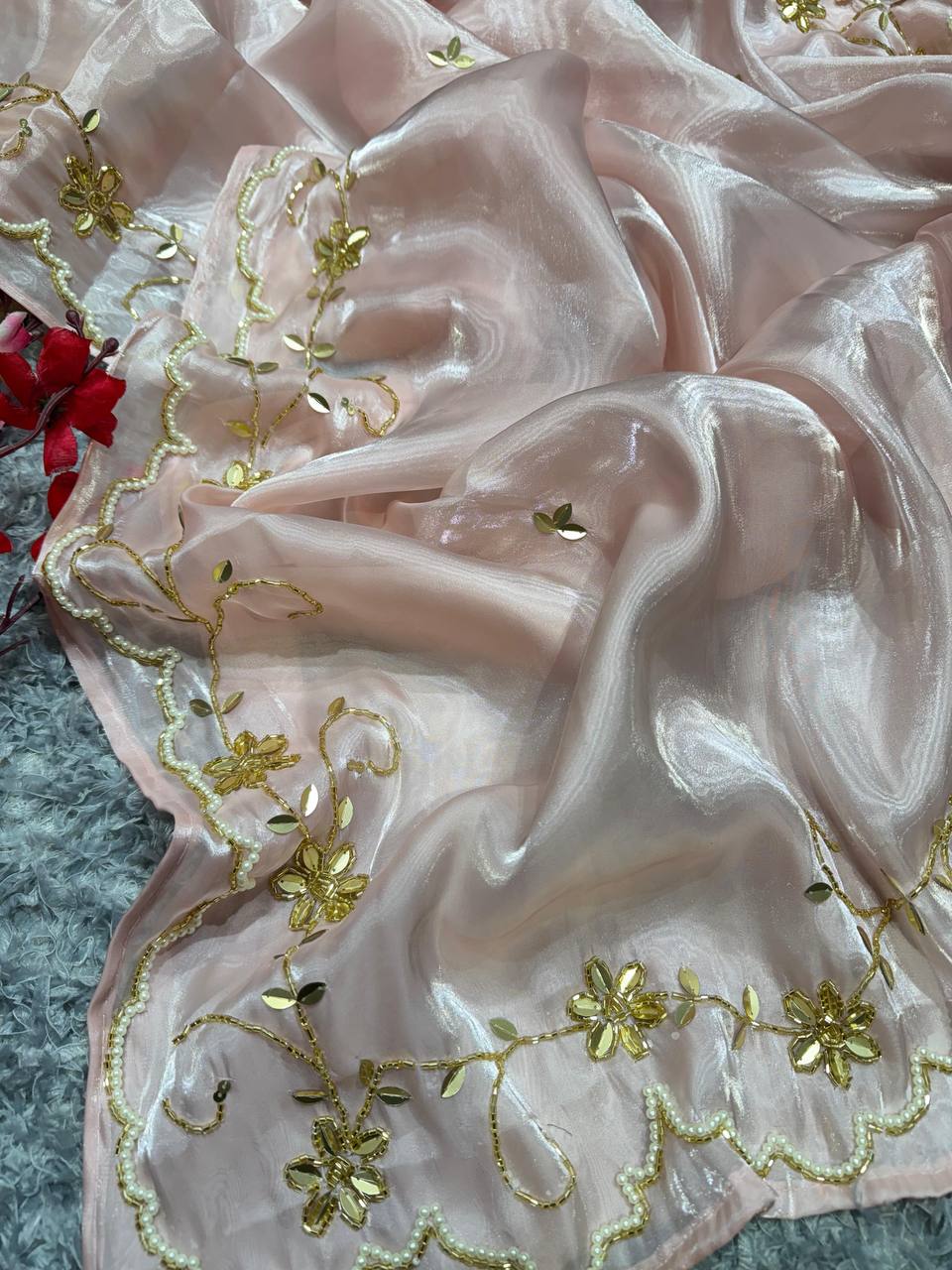 Falgooni Heavy jimmi Choo Saree