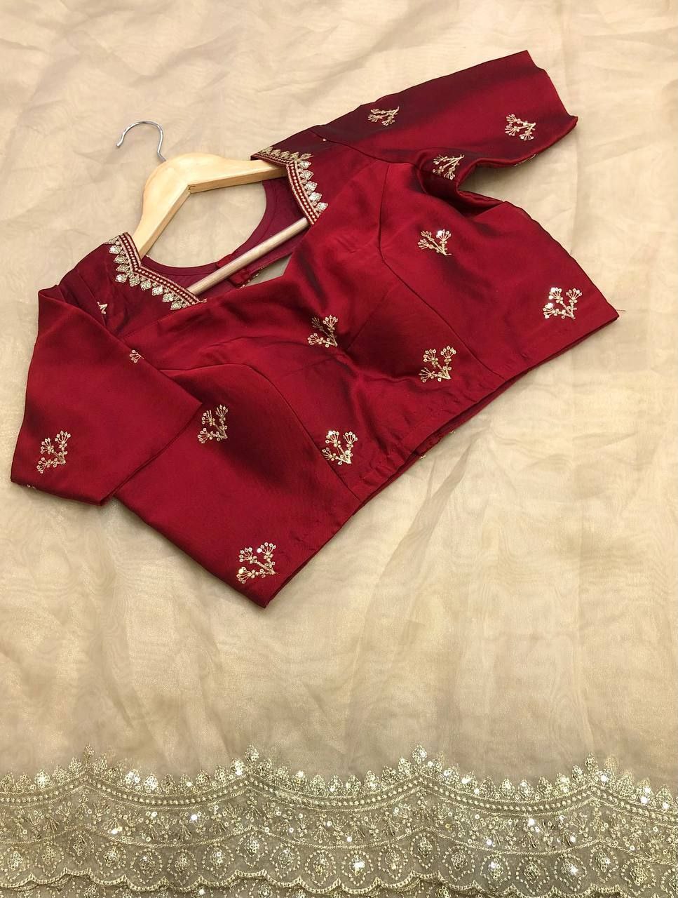 Mismatched Gold Tissue Silk Saree