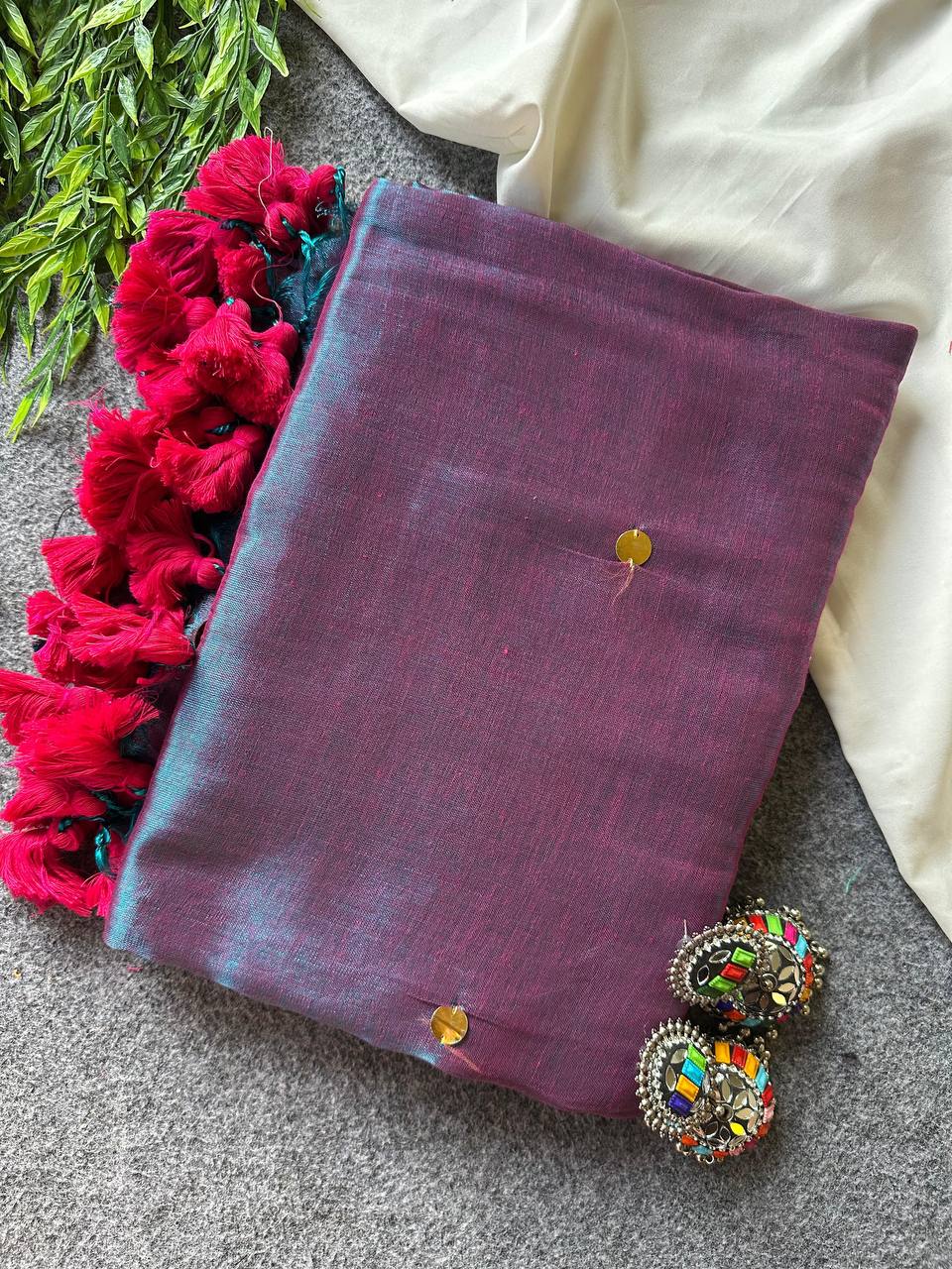 VIRAL RAGA TISSUE SAREE
