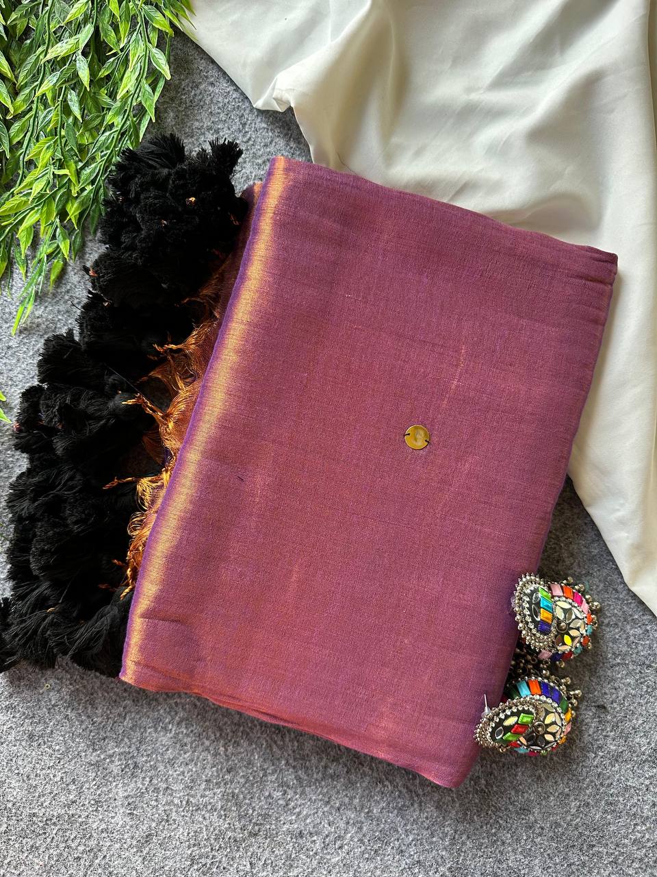 VIRAL RAGA TISSUE SAREE