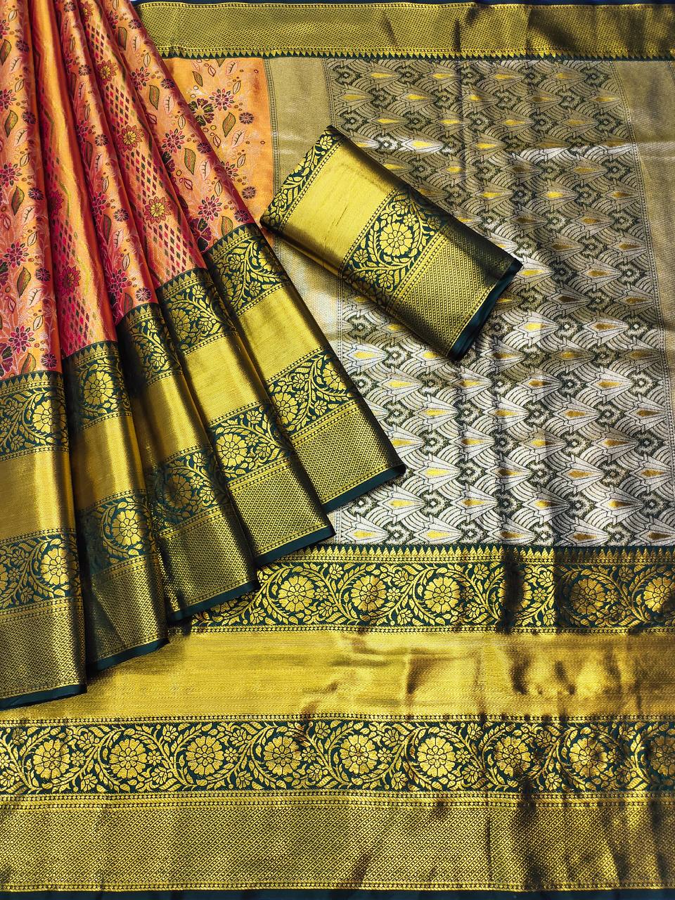 Grevin Kanjiviram Silk Saree