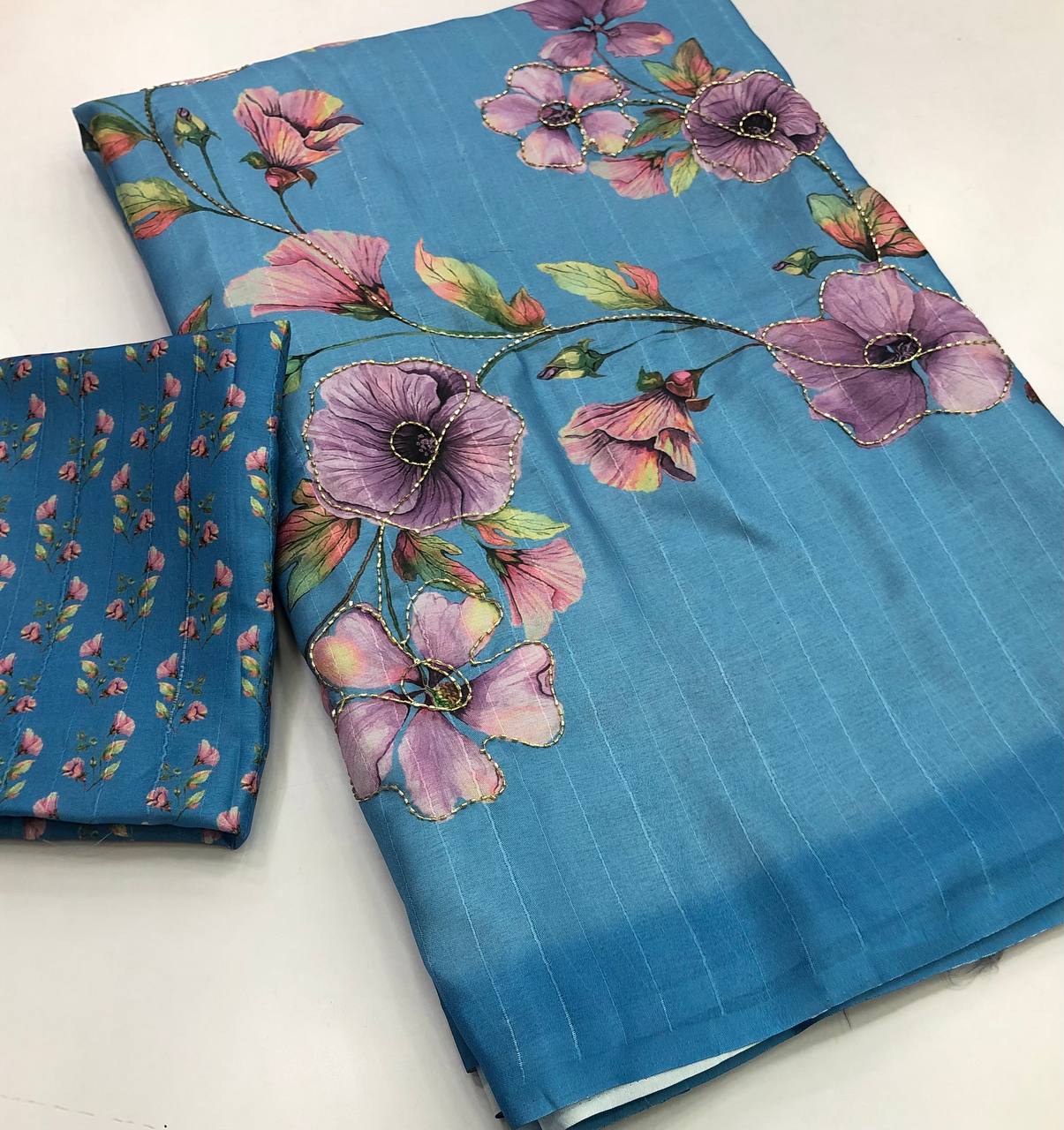 Tebitha Handloom tussar silk Saree