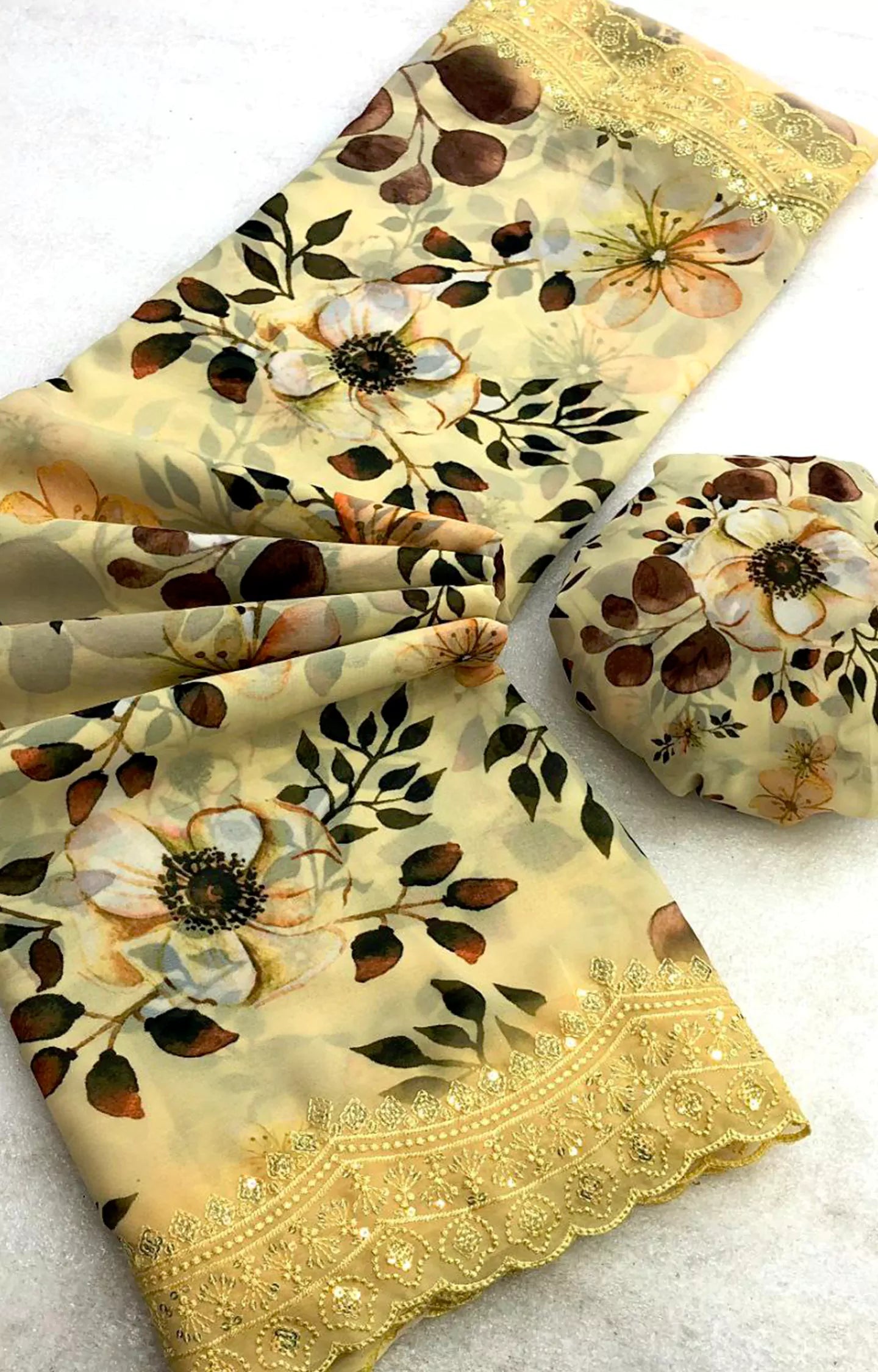 VISERION SOFT & SMOOTH WEIGHTLESS CHIFFON SAREE