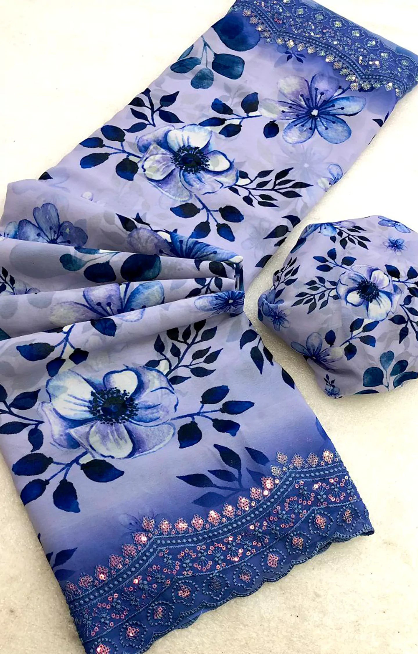 VISERION SOFT & SMOOTH WEIGHTLESS CHIFFON SAREE