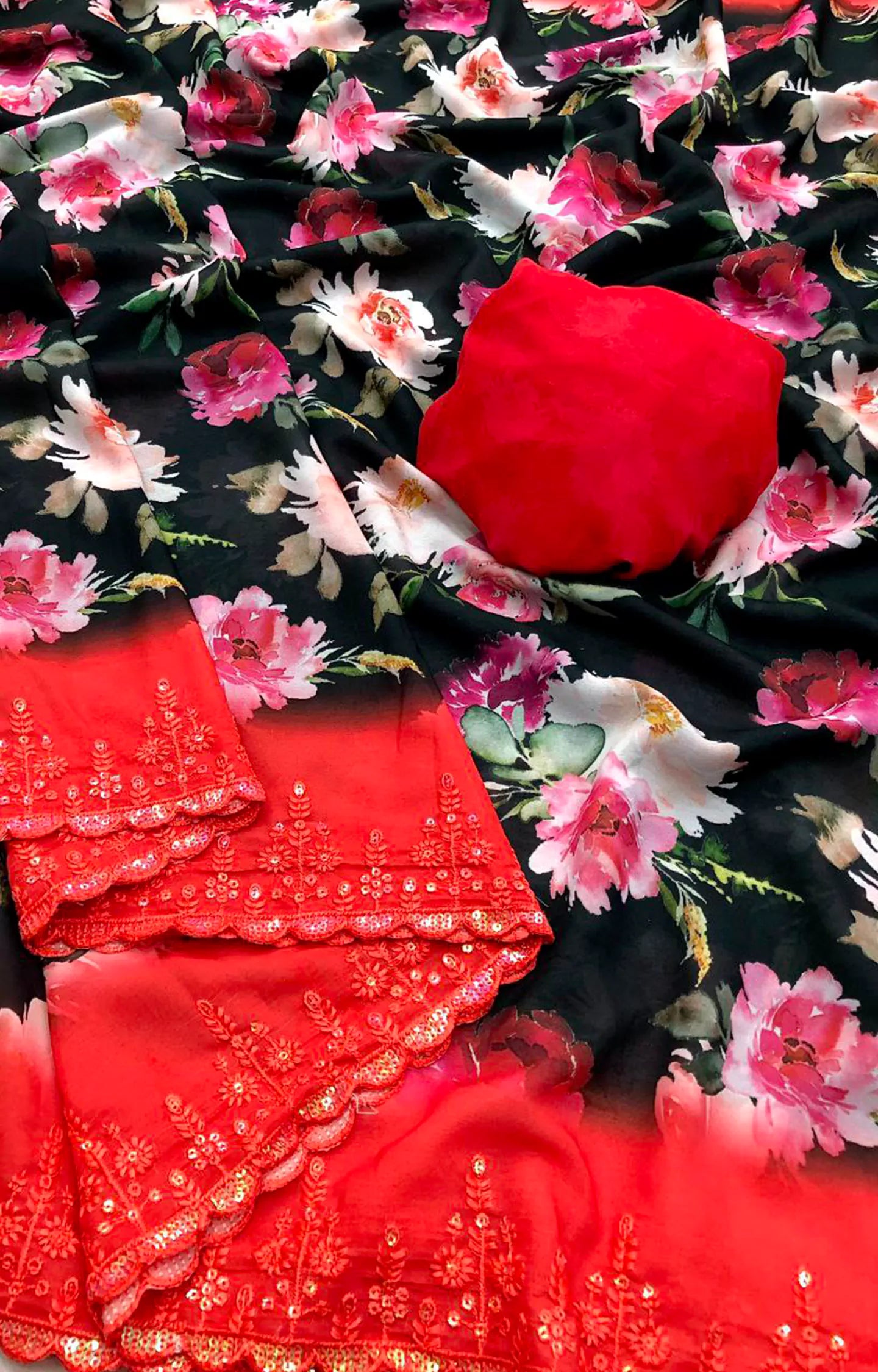 LARONA SOFT & SMOOTH WEIGHTLESS CHIFFON SAREE