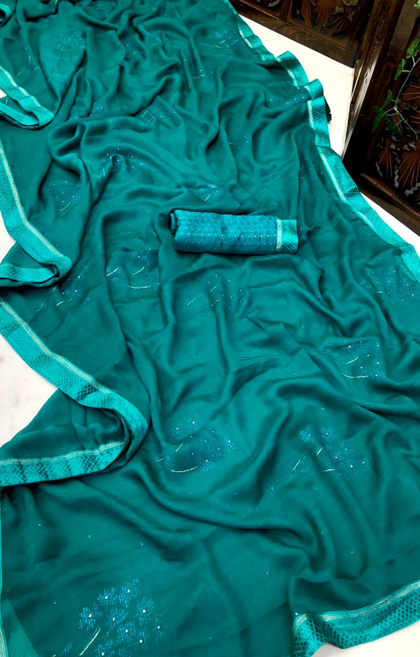 NATALY NEW CHIFFON PRINTED SAREE