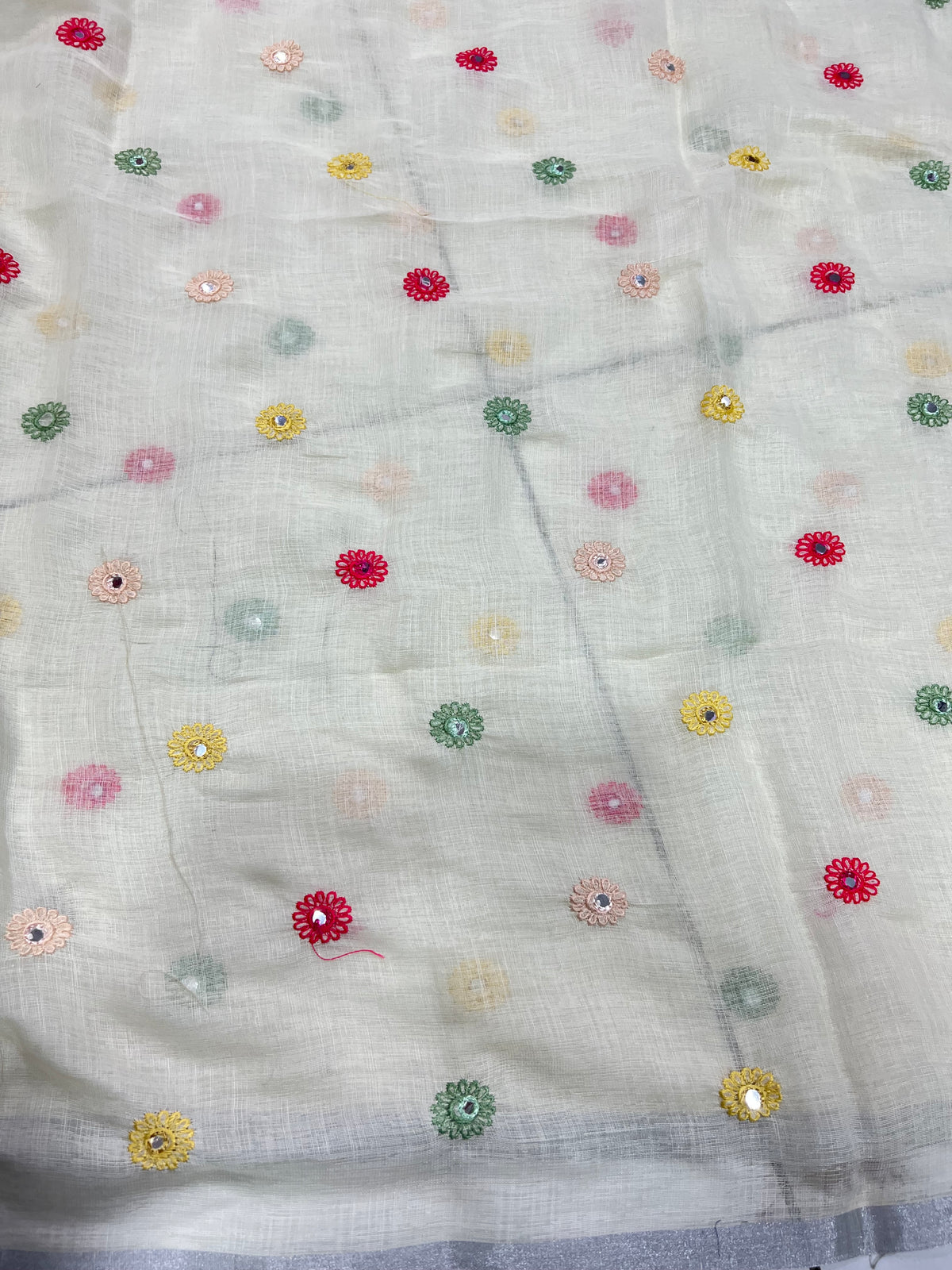 EMBROIDERY WORK BLOUSE FABRIC 1 METER