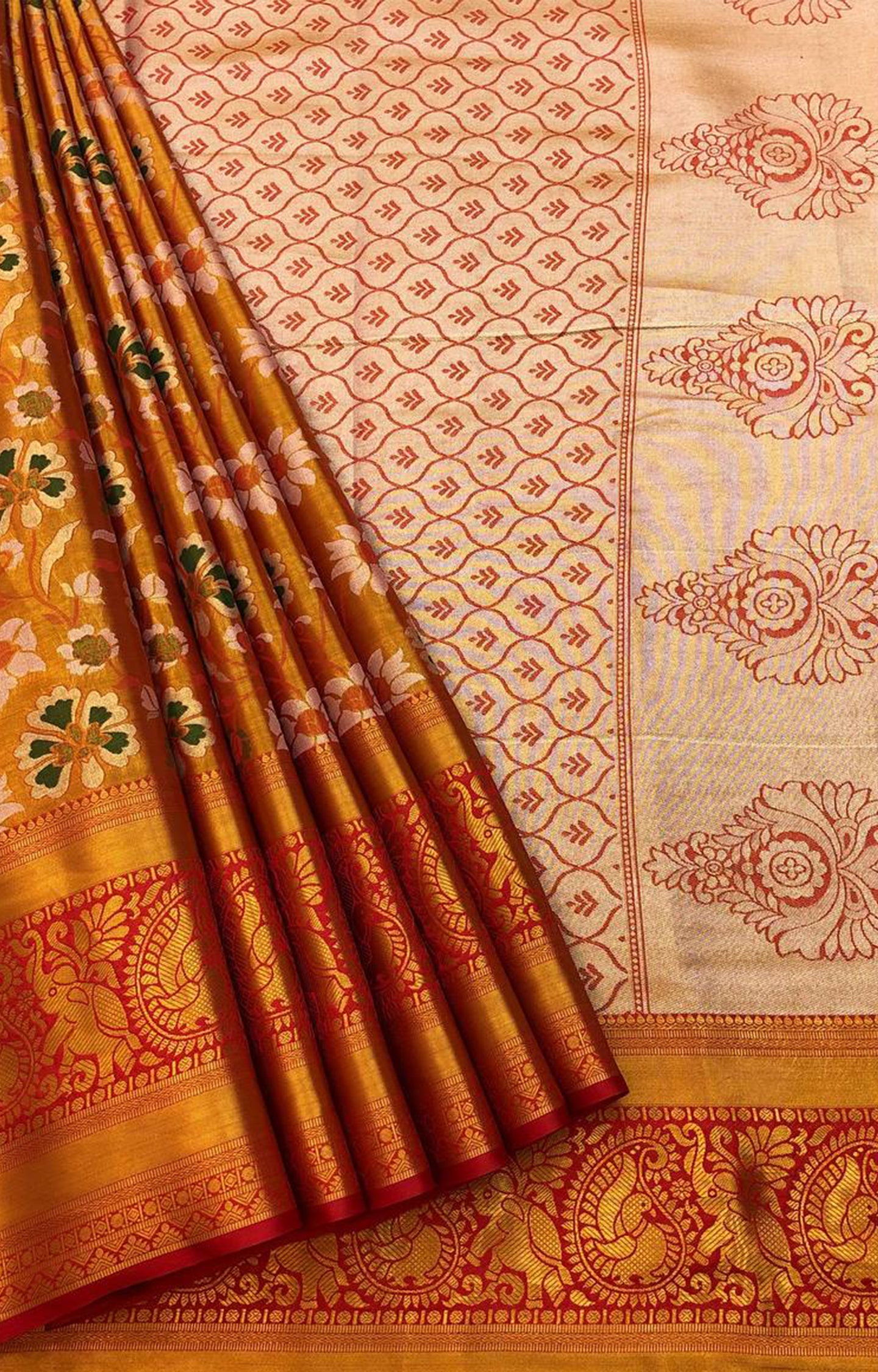 ROYCE 2 KANJIVIRAM PATTU SILK PURE ZARI WEAVING