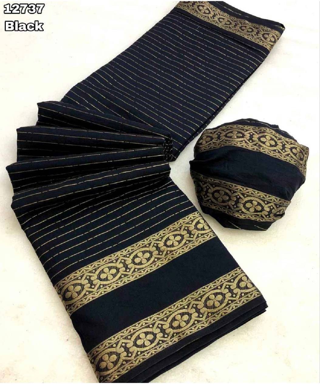 Fancy dual shade weaving with sequence &amp; siroski work sarees with blouse