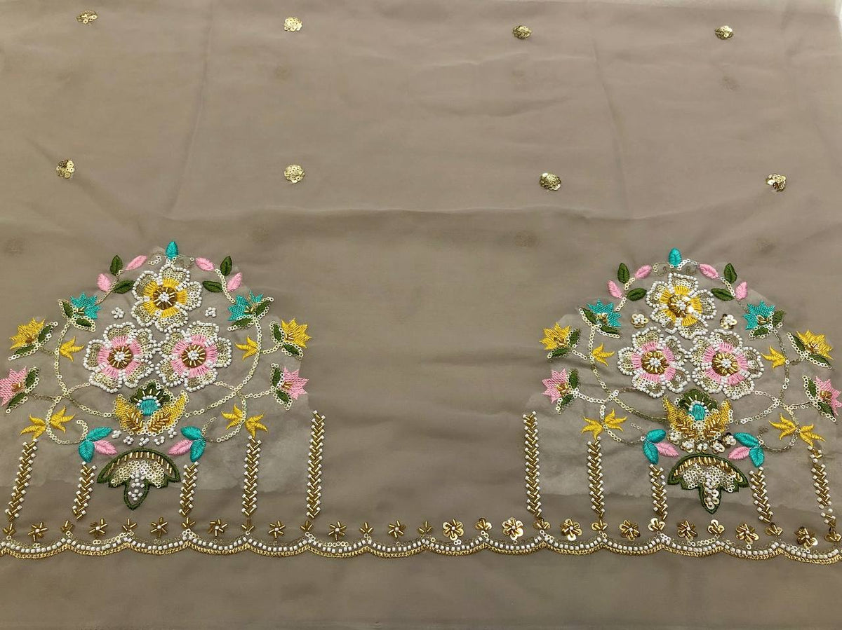 EMBROIDERY WORK BLOUSE FABRIC 1 METER