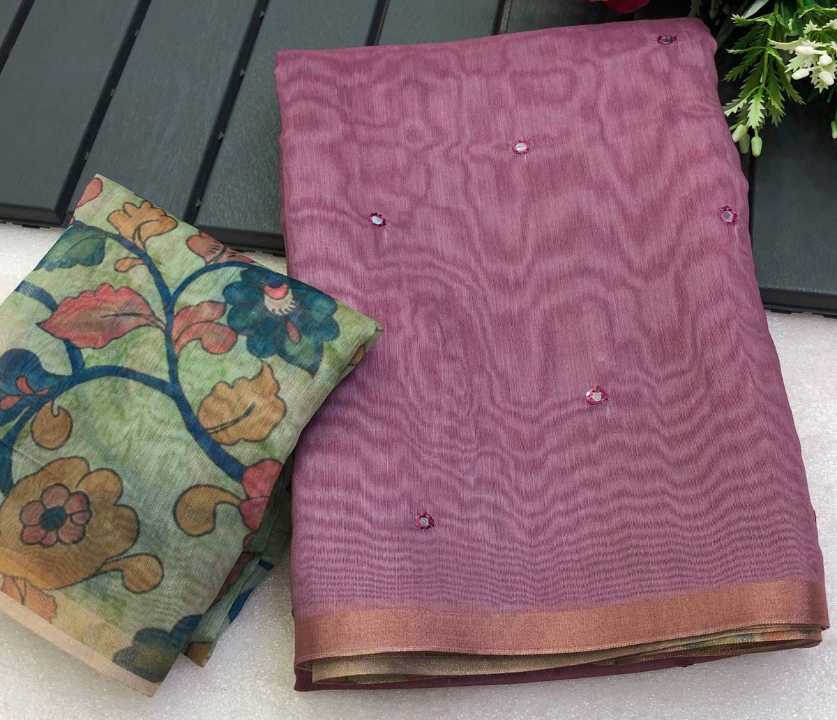 Nabista 2 Soft Chenderi Digital Print Saree