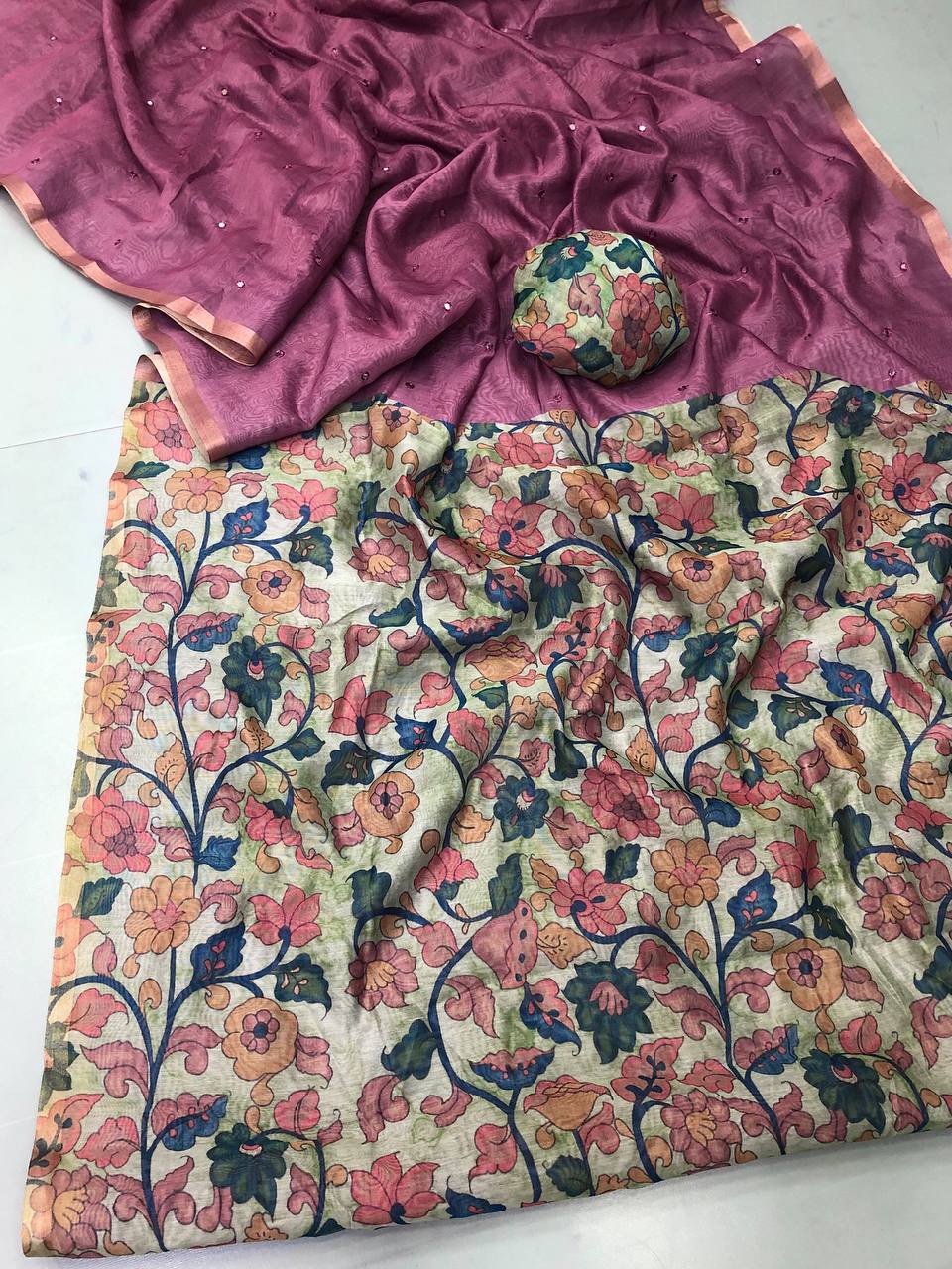 Nabista 2 Soft Chenderi Digital Print Saree